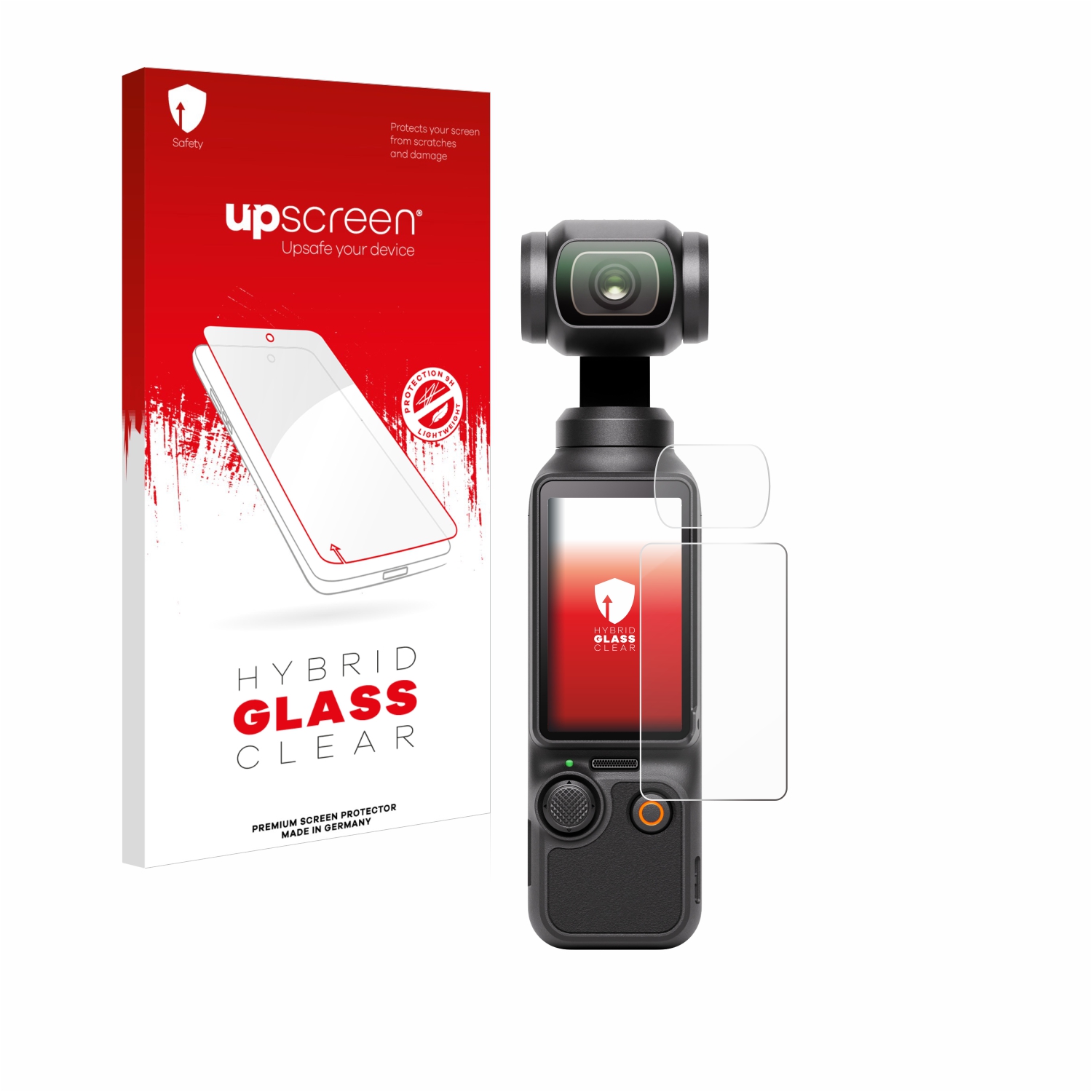 čirá skleněná fólie upscreen Hybrid Glas pro DJI Osmo Pocket 3 (displej + čočka)