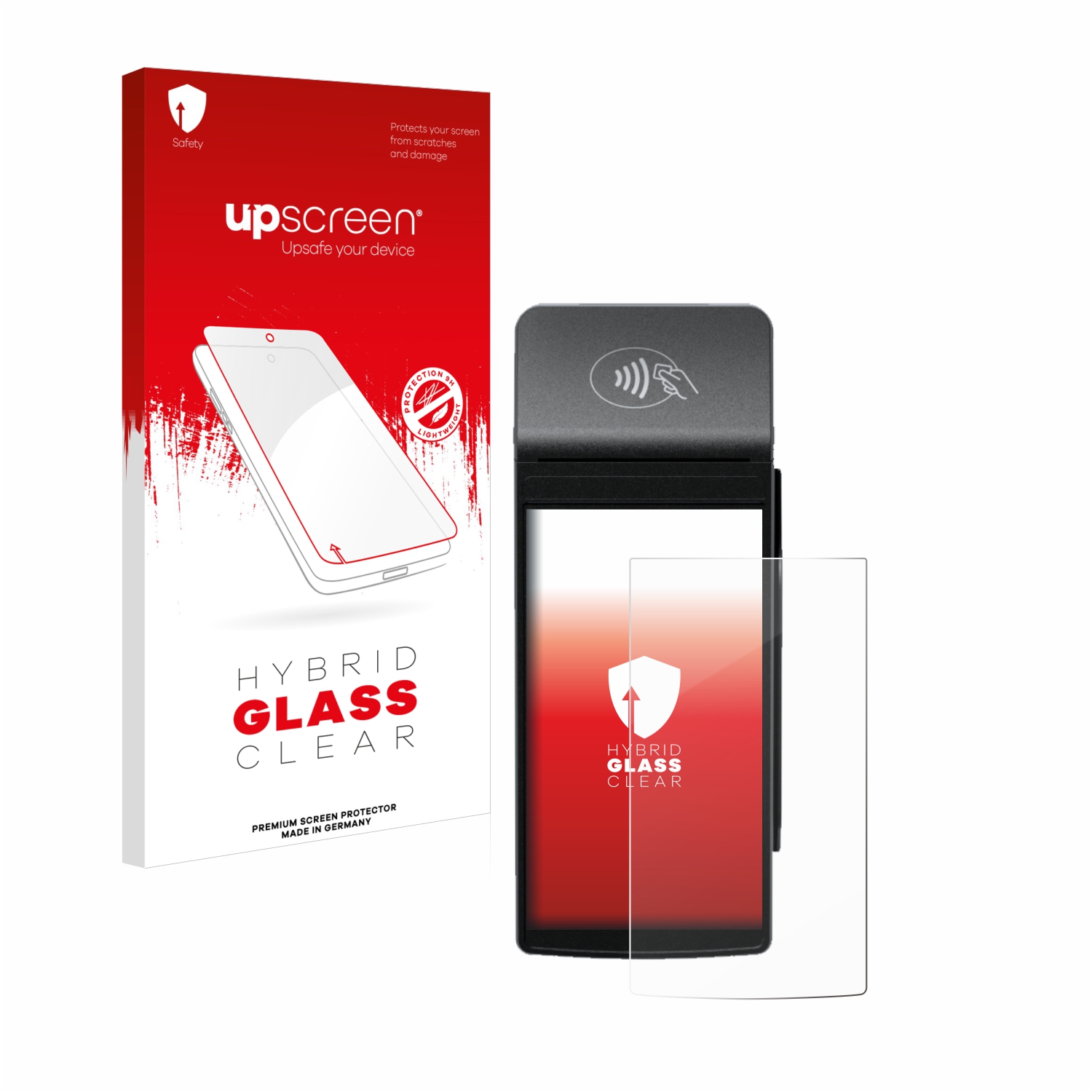 čirá skleněná fólie upscreen Hybrid Glas pro Castles Technology S1F2