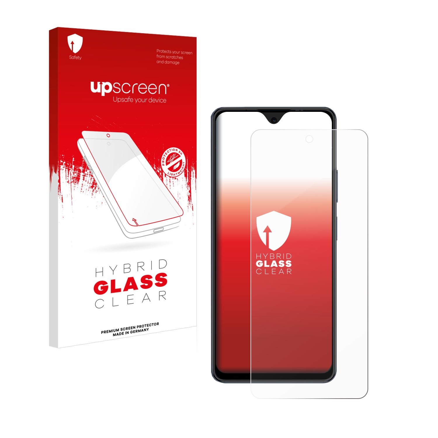čirá skleněná fólie upscreen Hybrid Glas pro Blackview Oscal Tiger 12
