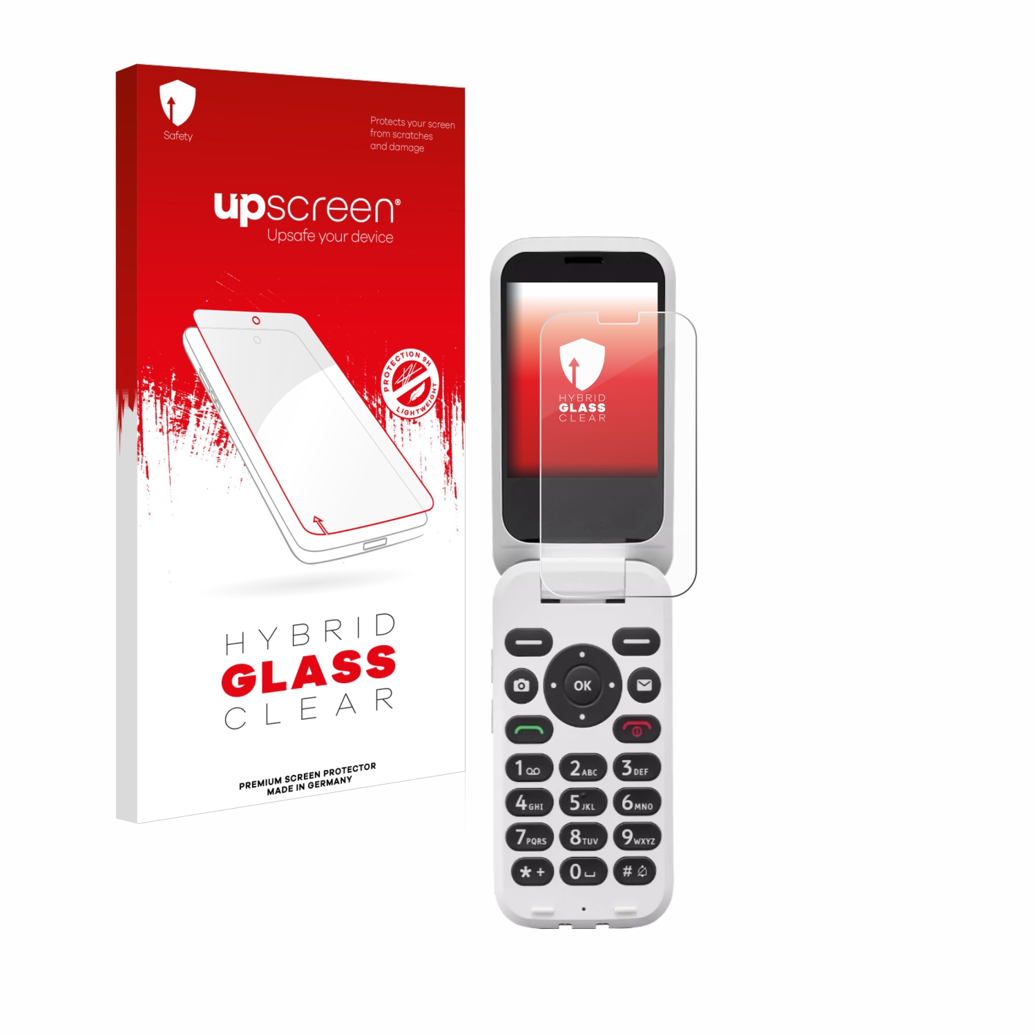 čirá skleněná fólie upscreen Hybrid Glas pro Doro 6820