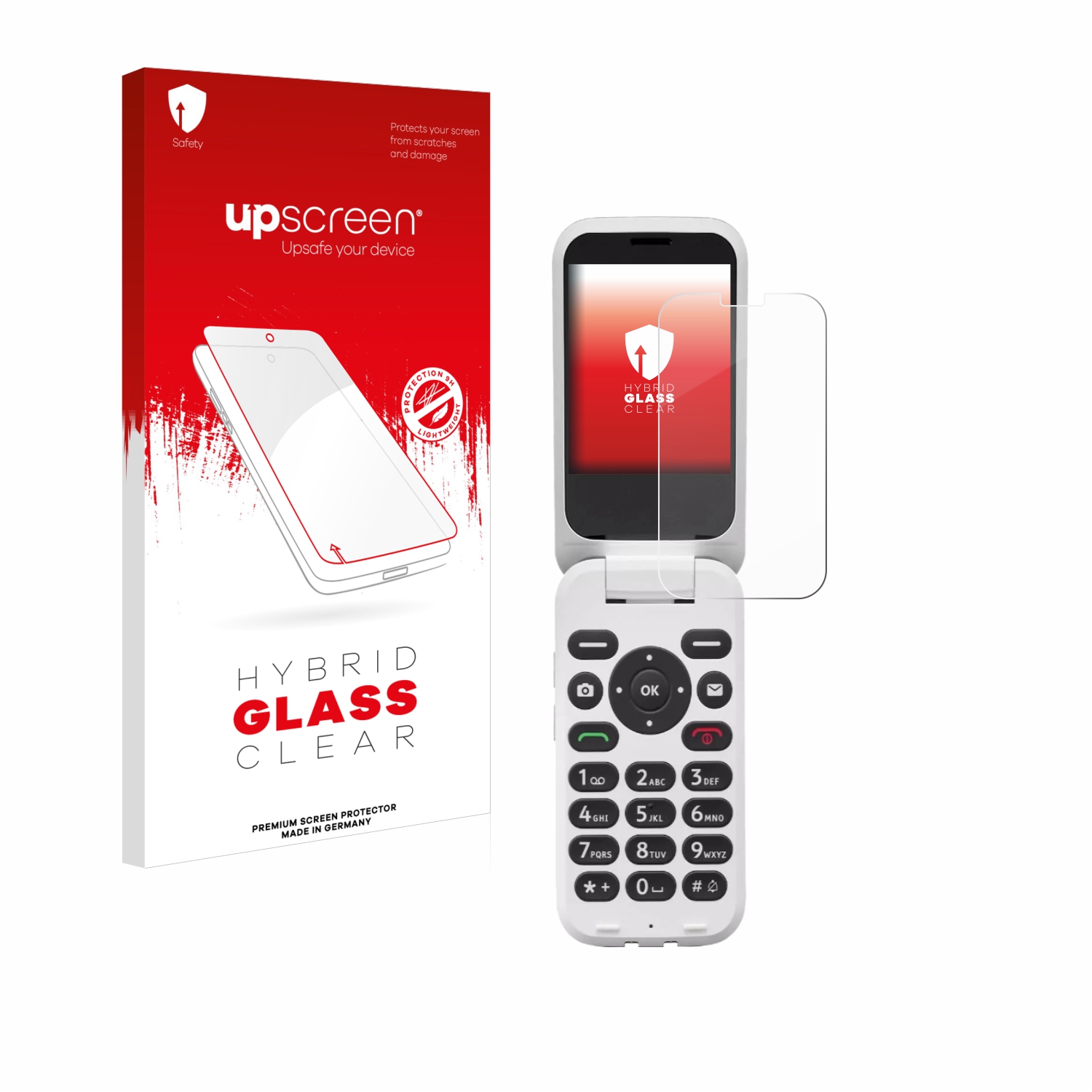 čirá skleněná fólie upscreen Hybrid Glas pro Doro 6880