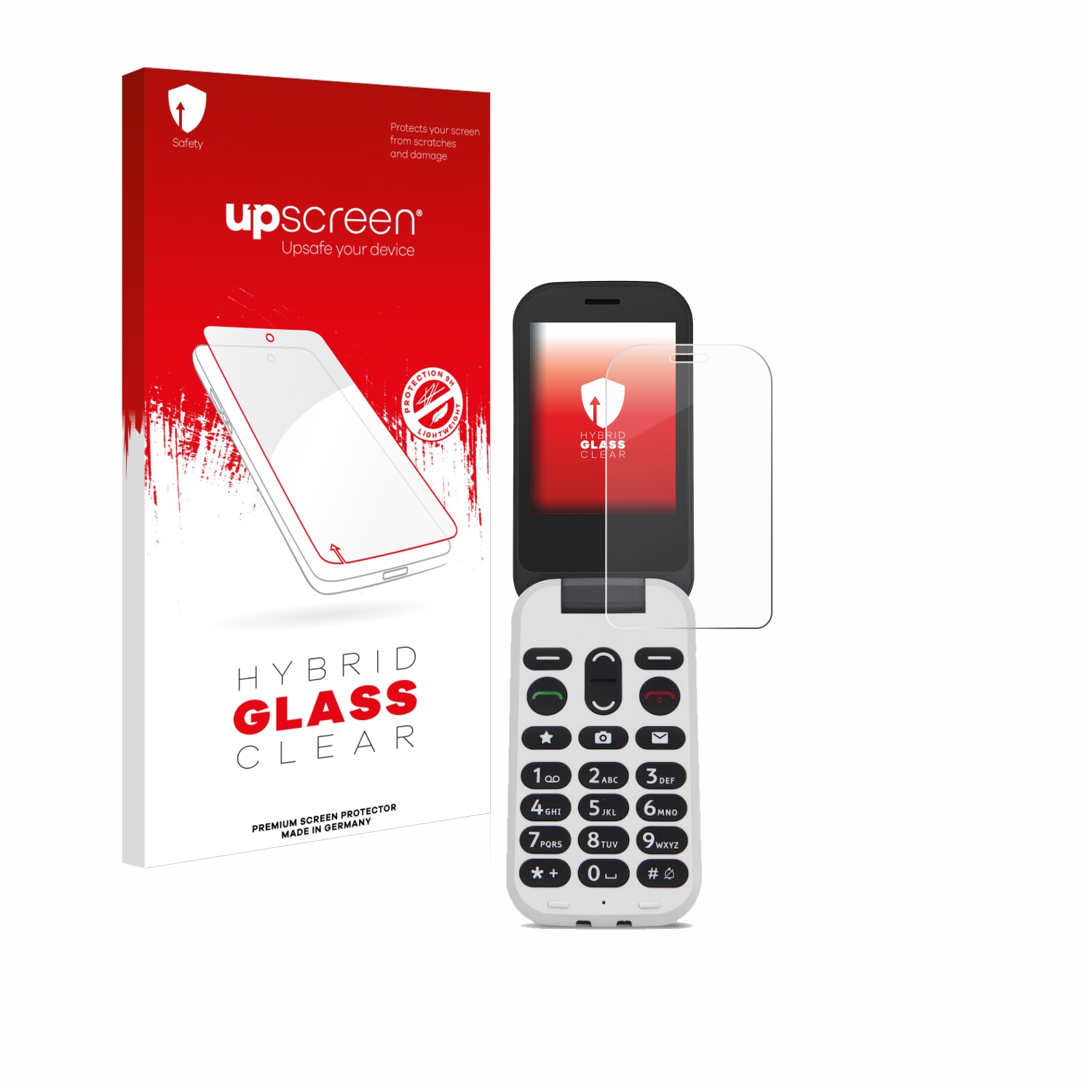 čirá skleněná fólie upscreen Hybrid Glas pro Doro 6060