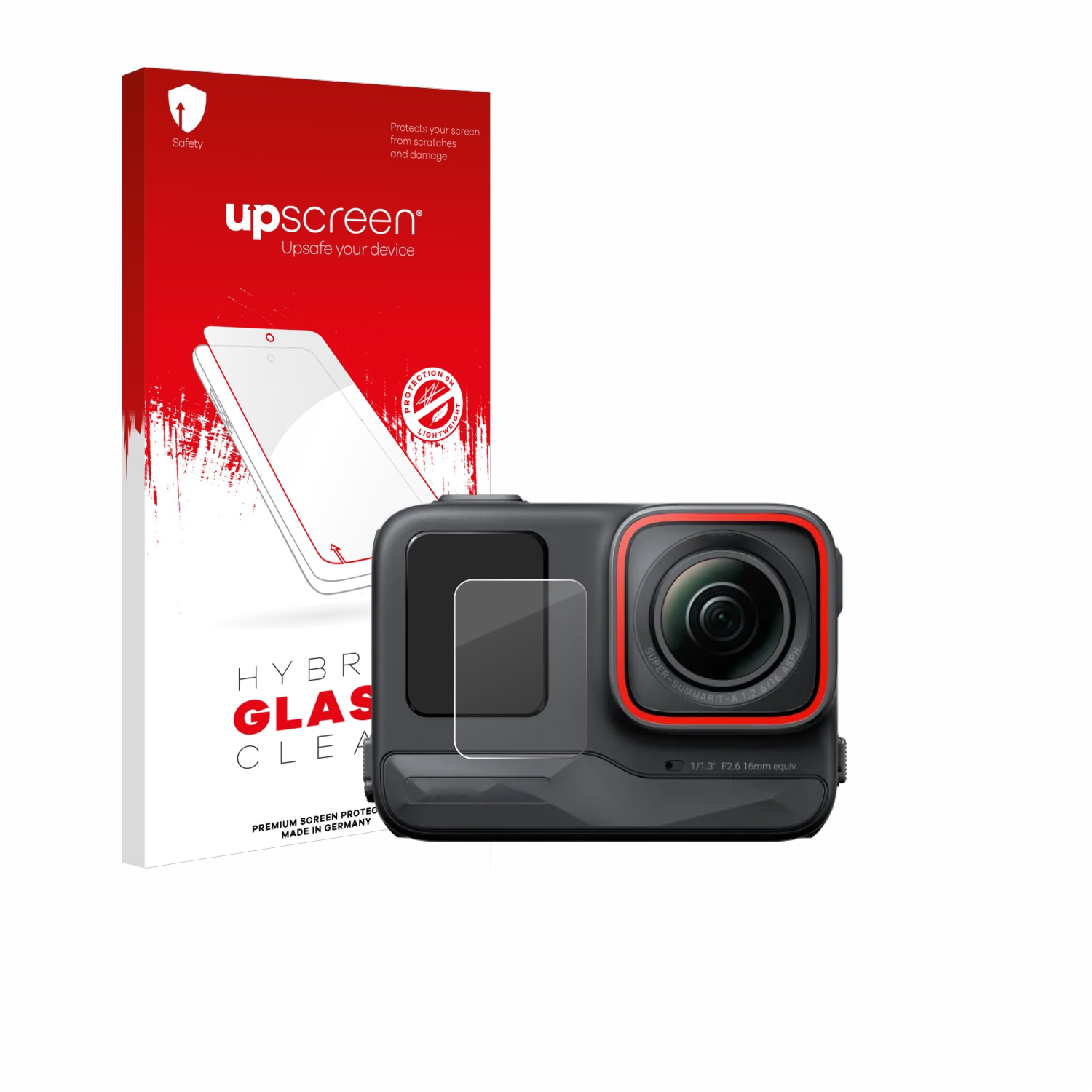 čirá skleněná fólie upscreen Hybrid Glas pro Insta360 Ace Pro (přední displej)