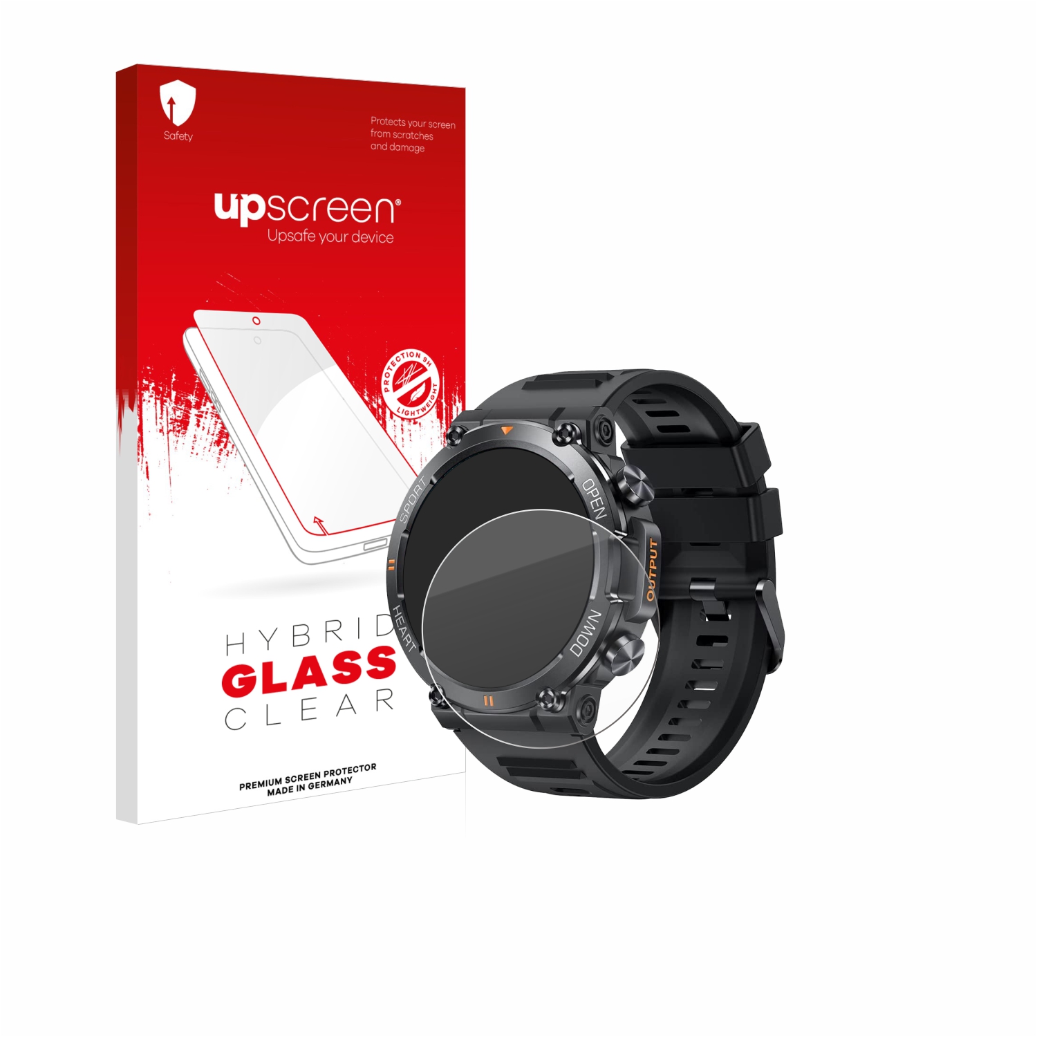čirá skleněná fólie upscreen Hybrid Glas pro GaWear K56-PRO 1.39