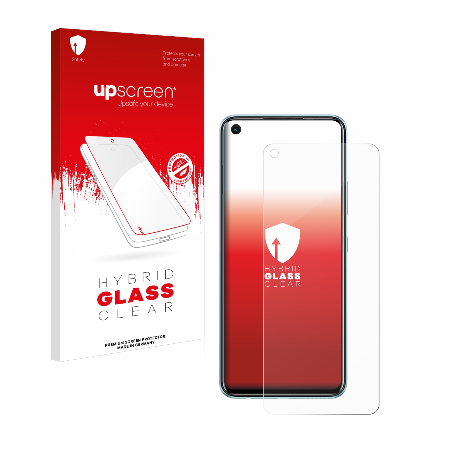 čirá skleněná fólie upscreen Hybrid Glas pro Infinix Hot 10