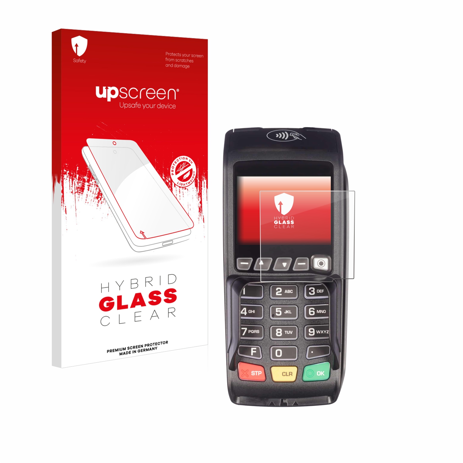 čirá skleněná fólie upscreen Hybrid Glas pro ingenico Desk/3500