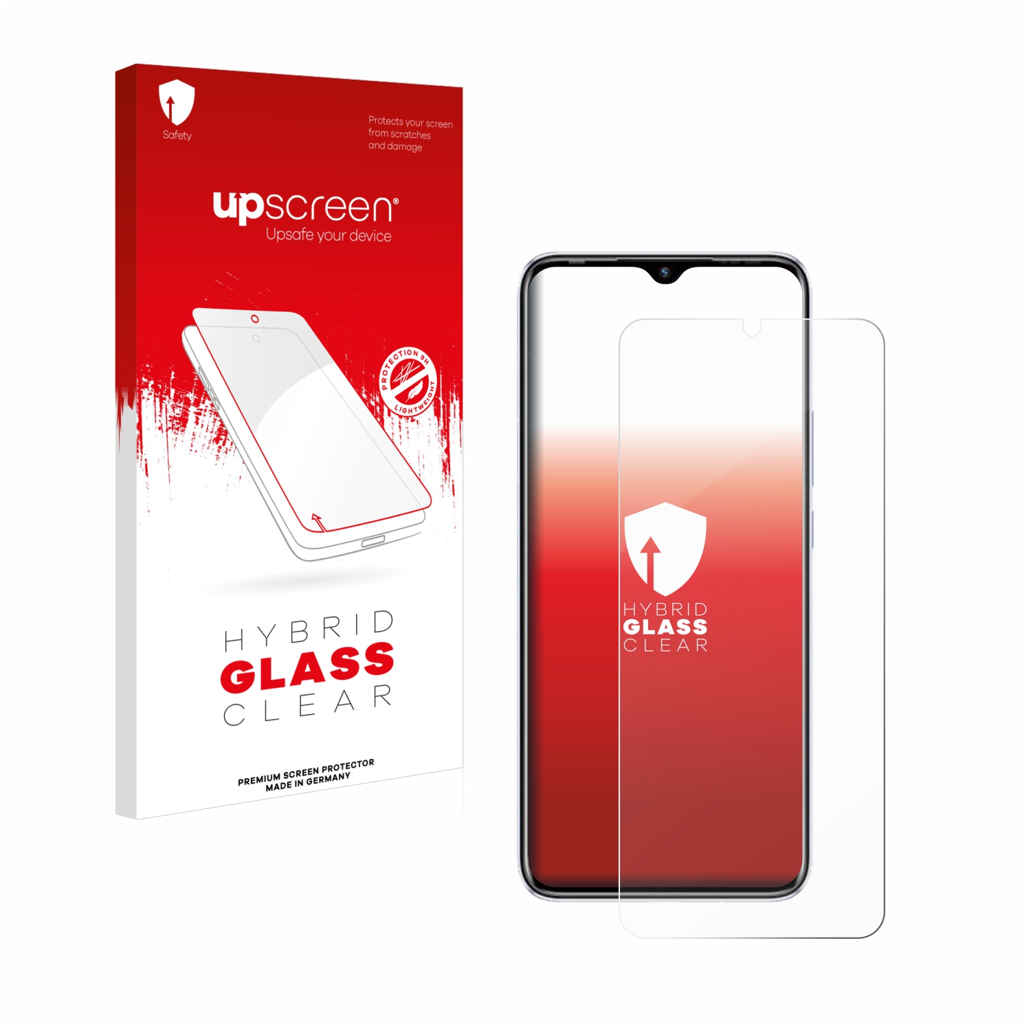 čirá skleněná fólie upscreen Hybrid Glas pro Infinix Hot 10s