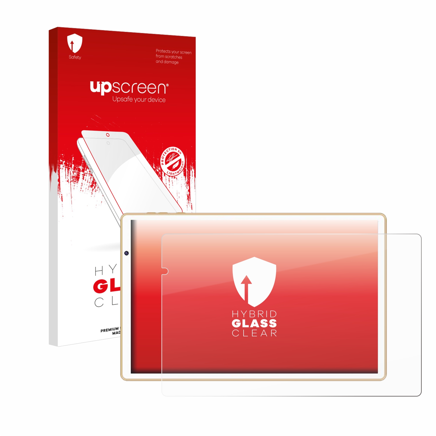 čirá skleněná fólie upscreen Hybrid Glas pro Facetel Q3