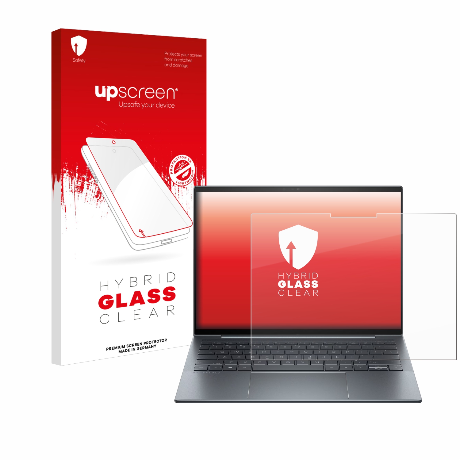 čirá skleněná fólie upscreen Hybrid Glas pro HP Dragonfly G4 Non-Touch