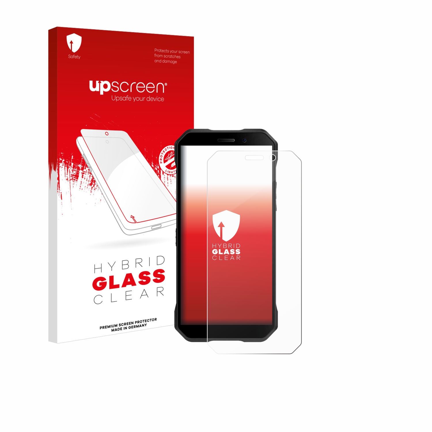 čirá skleněná fólie upscreen Hybrid Glas pro Doogee S61 Pro