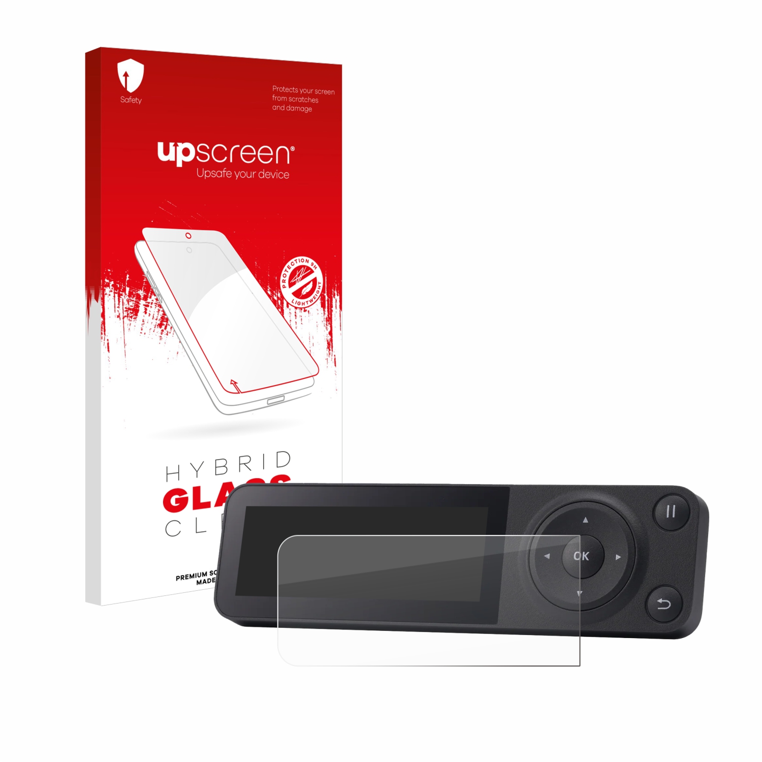 čirá skleněná fólie upscreen Hybrid Glas pro Bambu Lab P1P 3D Printer
