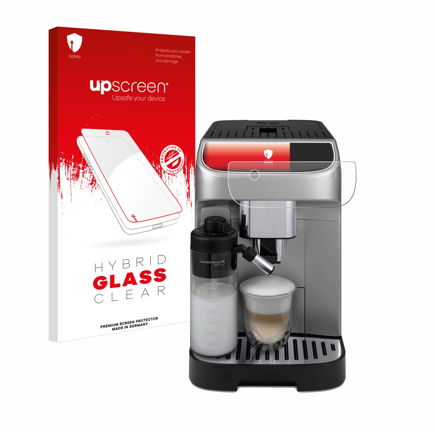 čirá skleněná fólie upscreen Hybrid Glas pro DeLonghi Magnifica Plus