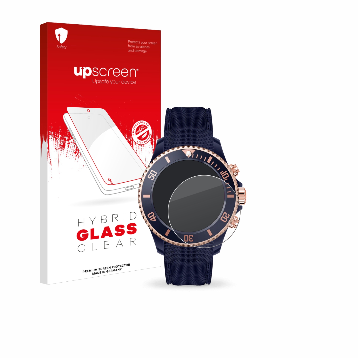 čirá skleněná fólie upscreen Hybrid Glas pro Ice-Watch ICE chrono M