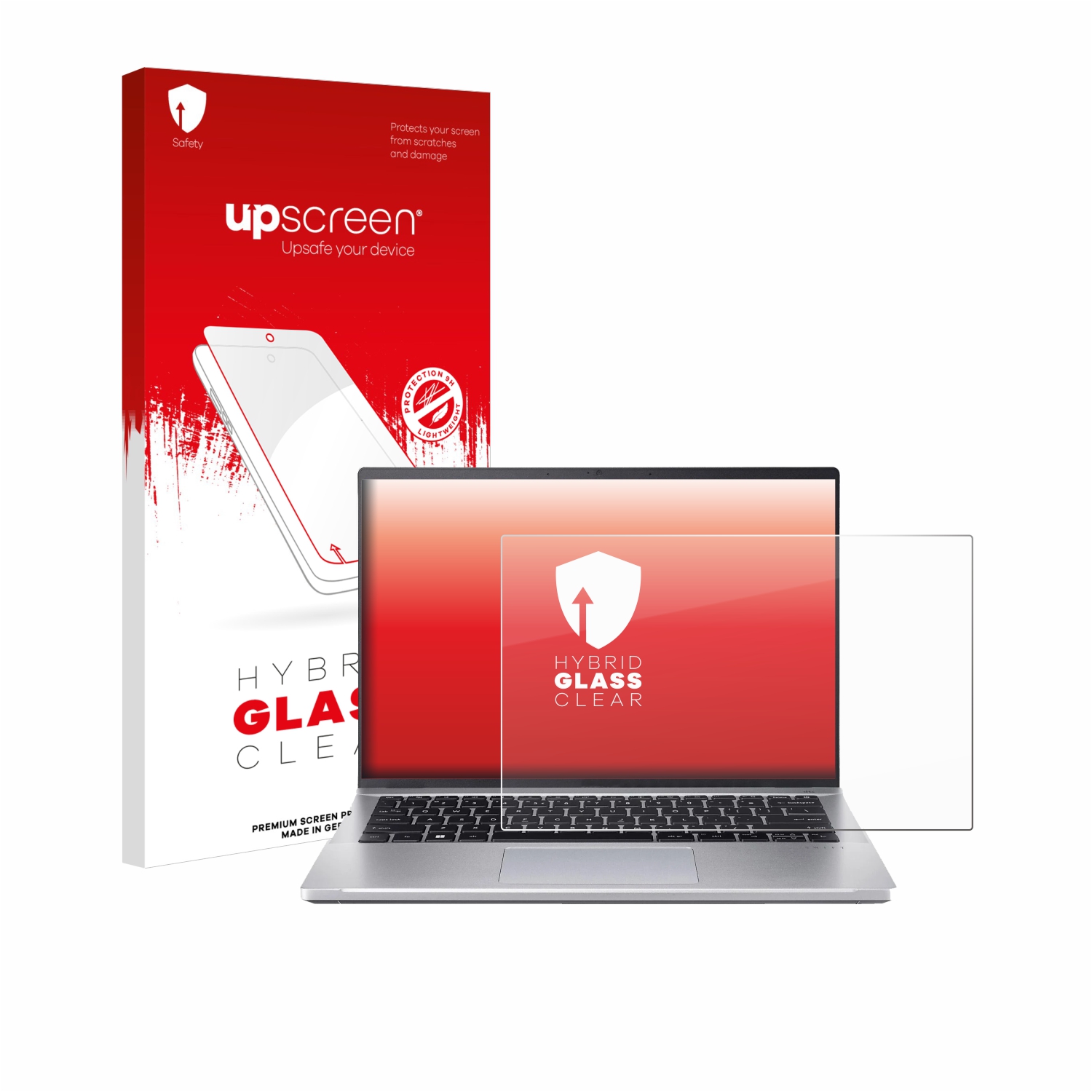čirá skleněná fólie upscreen Hybrid Glas pro Acer Swift 3 Go SFG14-71