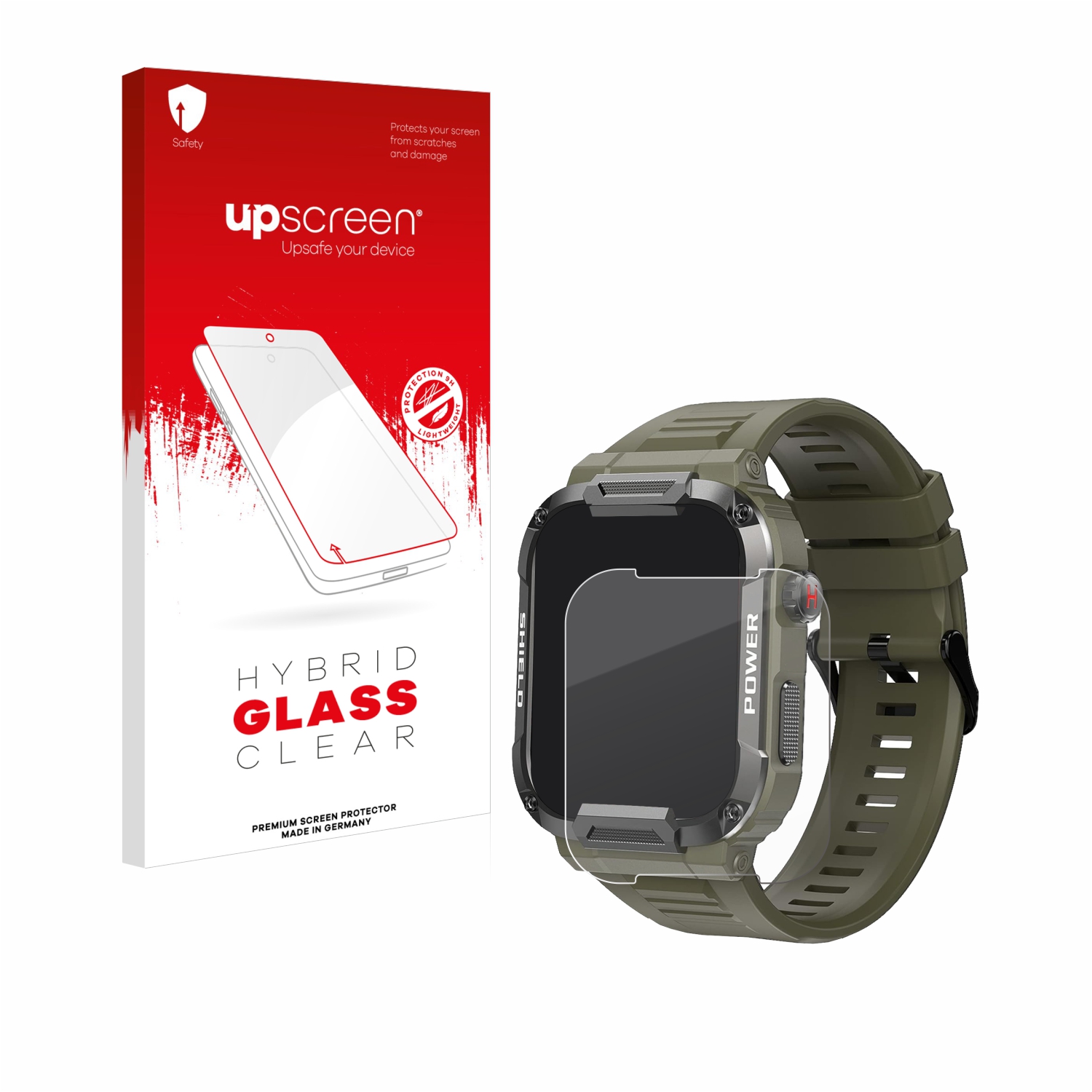 čirá skleněná fólie upscreen Hybrid Glas pro Carneedi Mk66