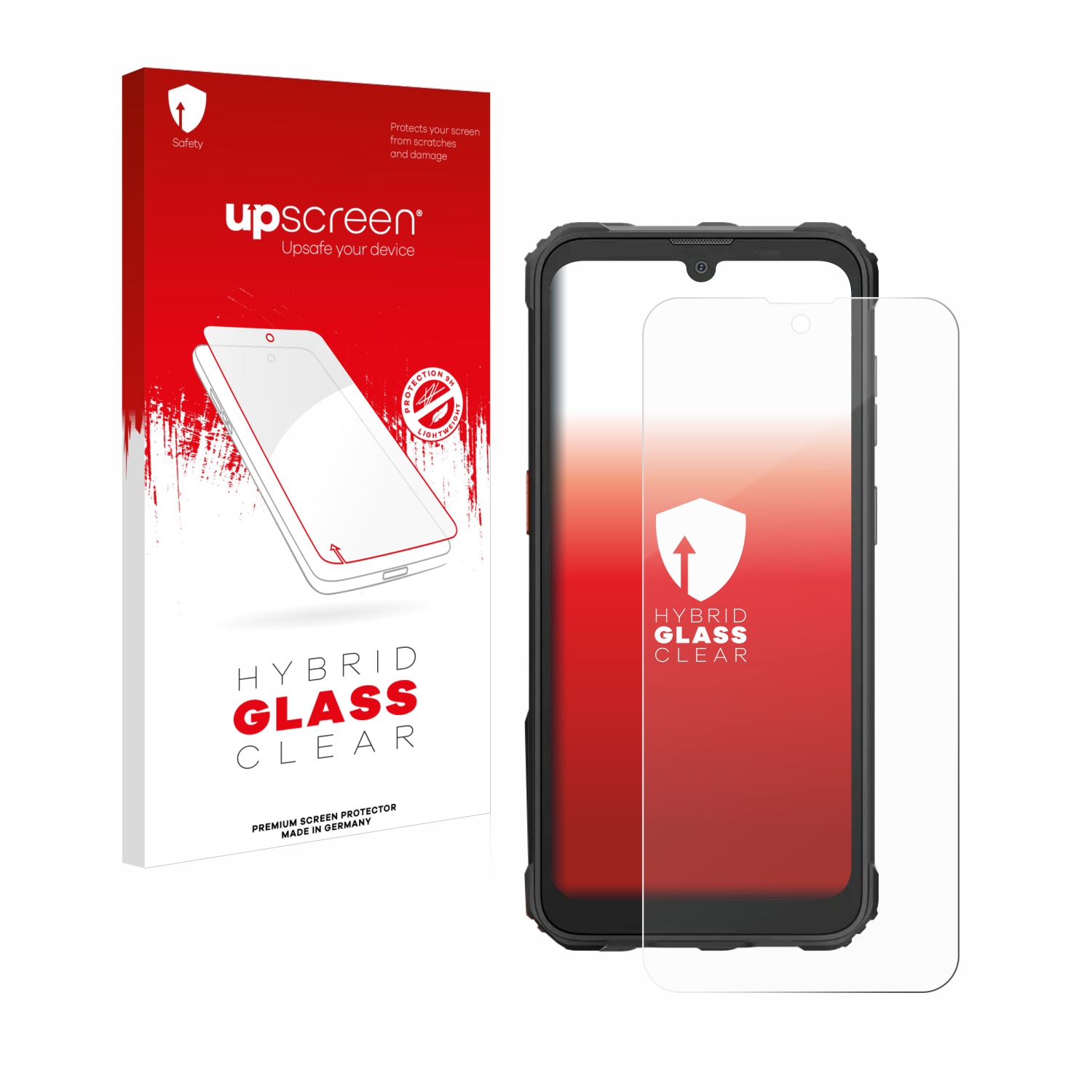 čirá skleněná fólie upscreen Hybrid Glas pro Blackview Oscal S70 Pro