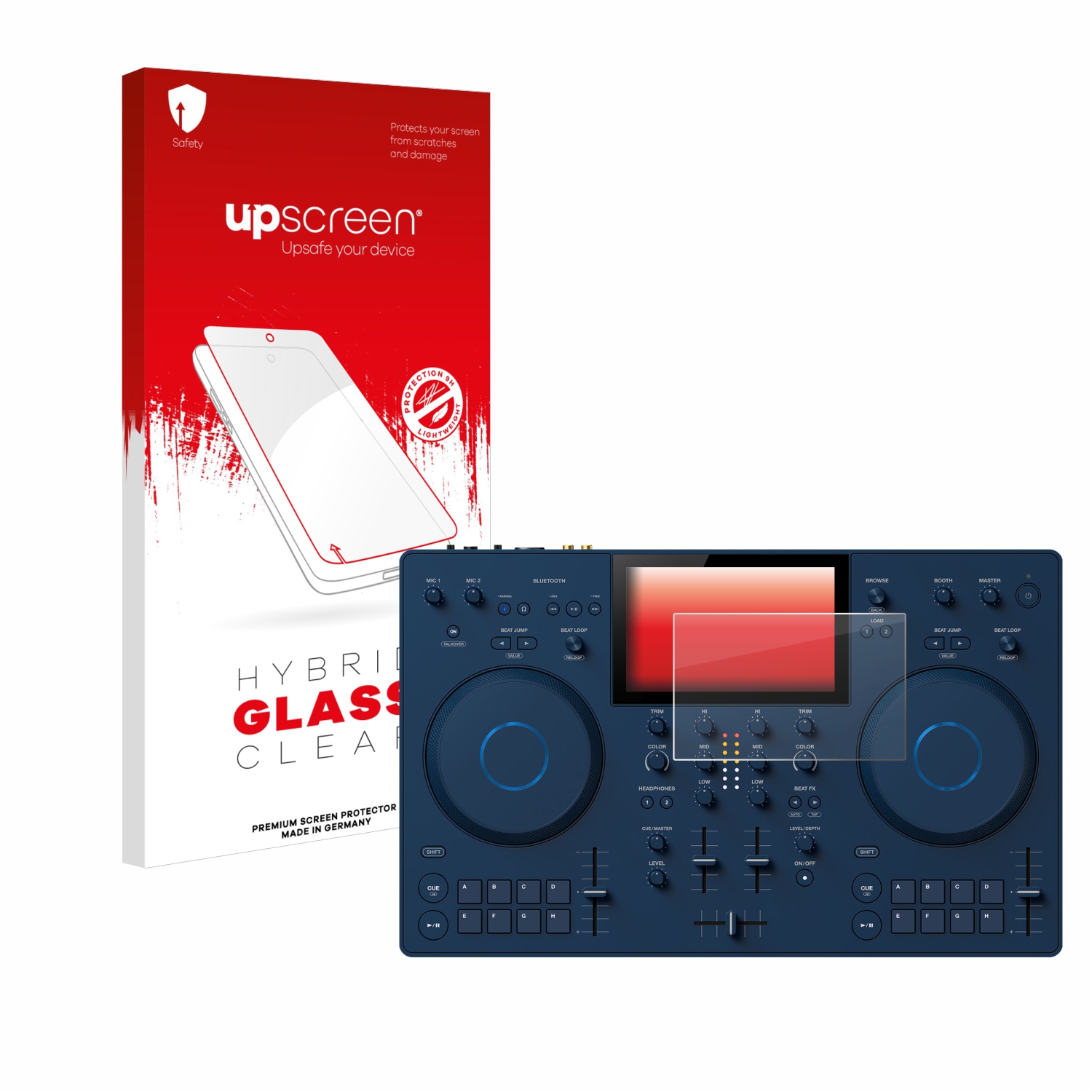 čirá skleněná fólie upscreen Hybrid Glas pro AlphaTheta OMNIS-Duo