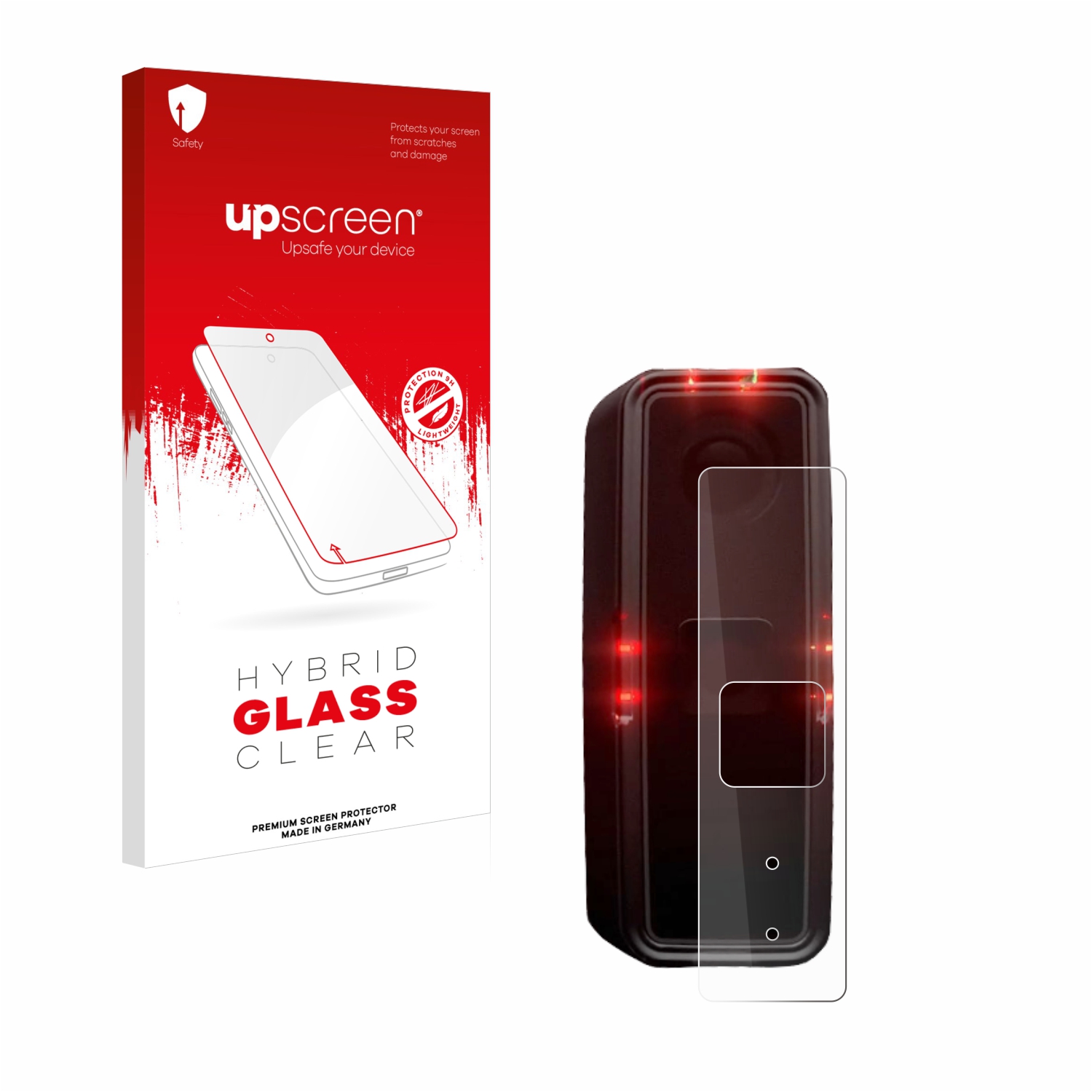 čirá skleněná fólie upscreen Hybrid Glas pro Alps Alpine Ride Safety RS 1000