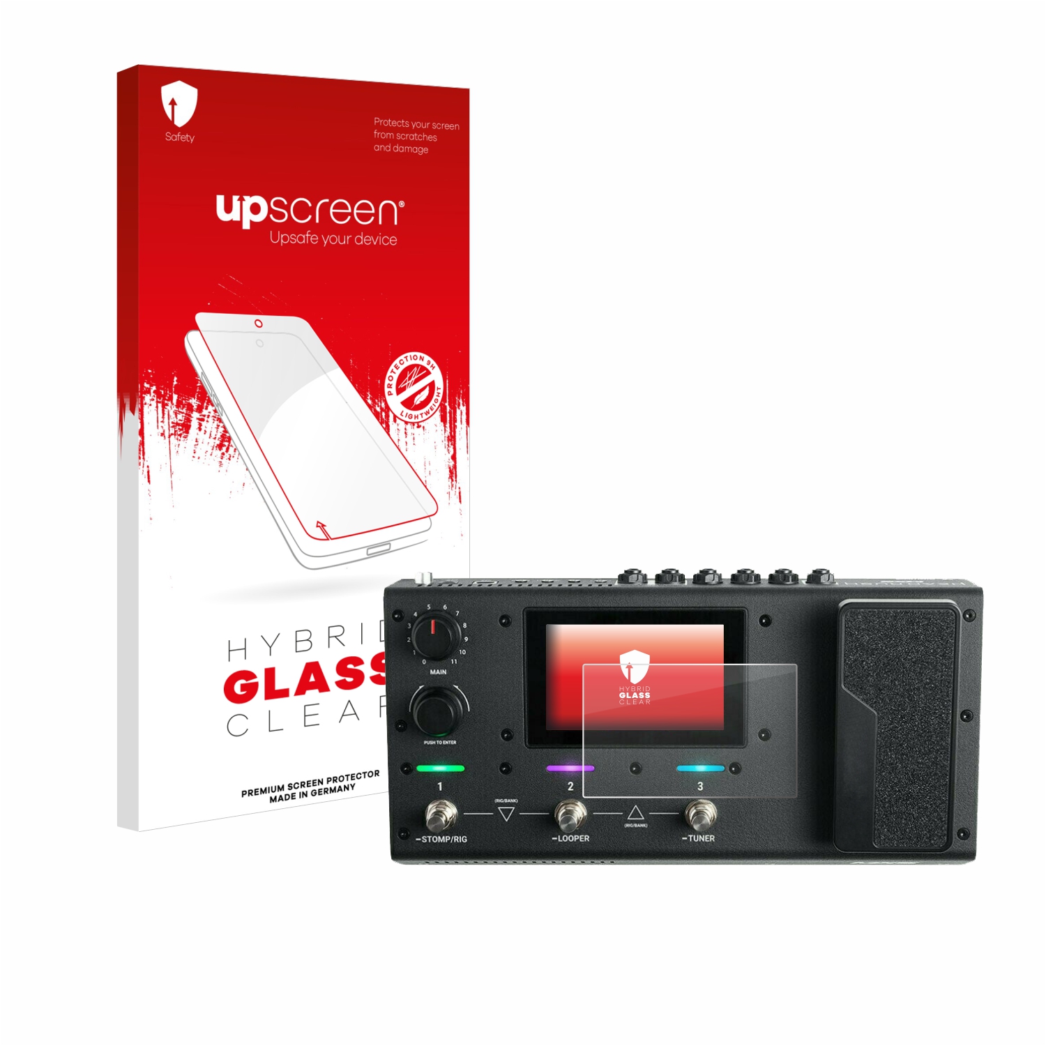 čirá skleněná fólie upscreen Hybrid Glas pro Headrush MX5