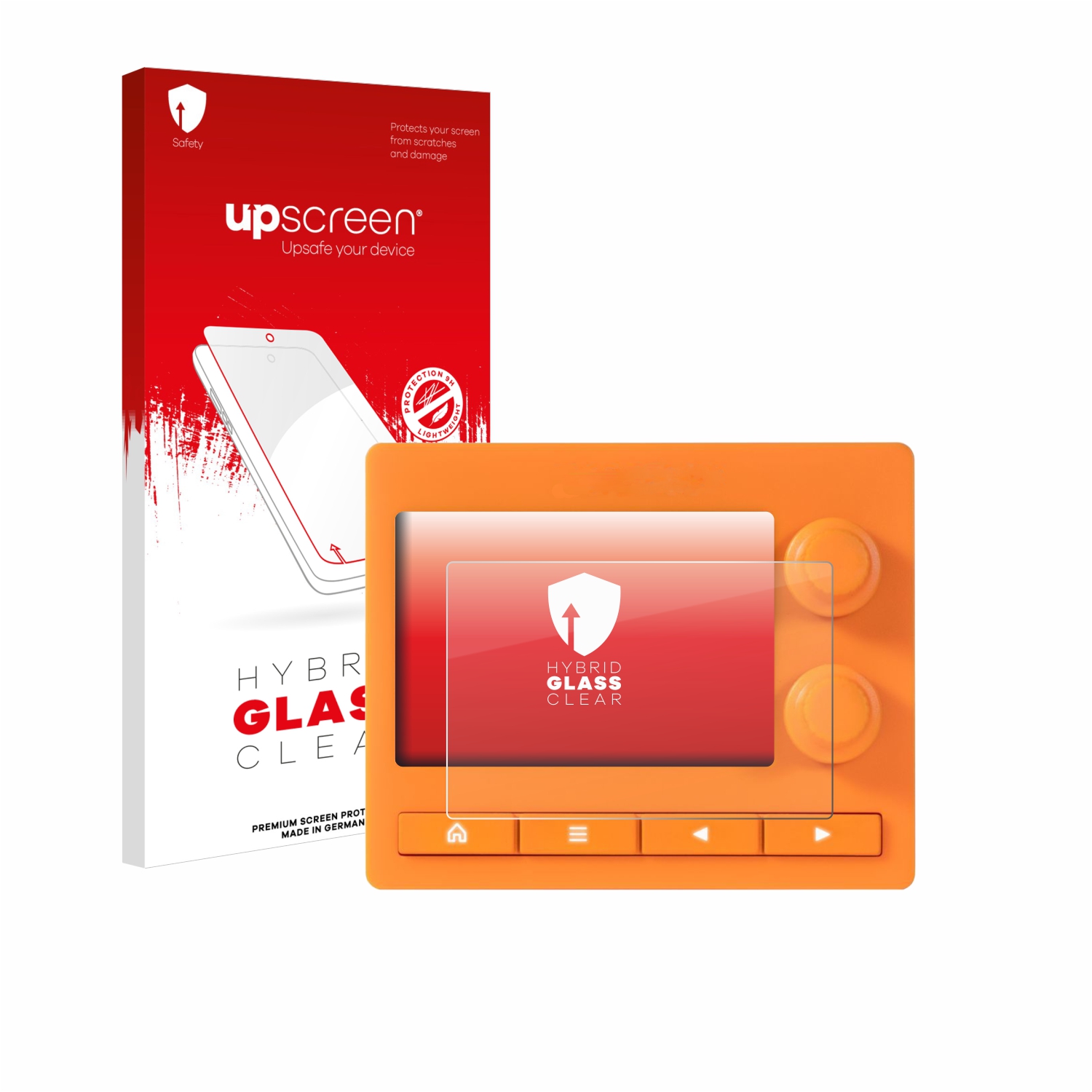 čirá skleněná fólie upscreen Hybrid Glas pro 1010 Music Nanobox Tangerine