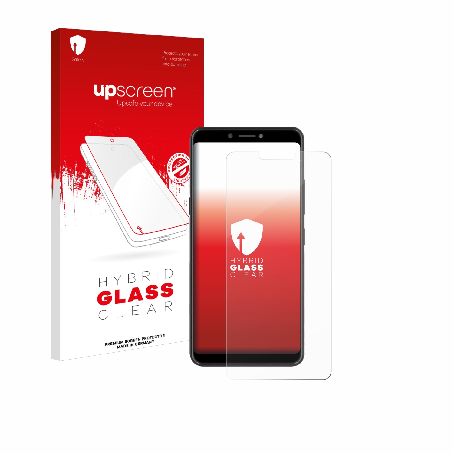 čirá skleněná fólie upscreen Hybrid Glas pro Itel A45