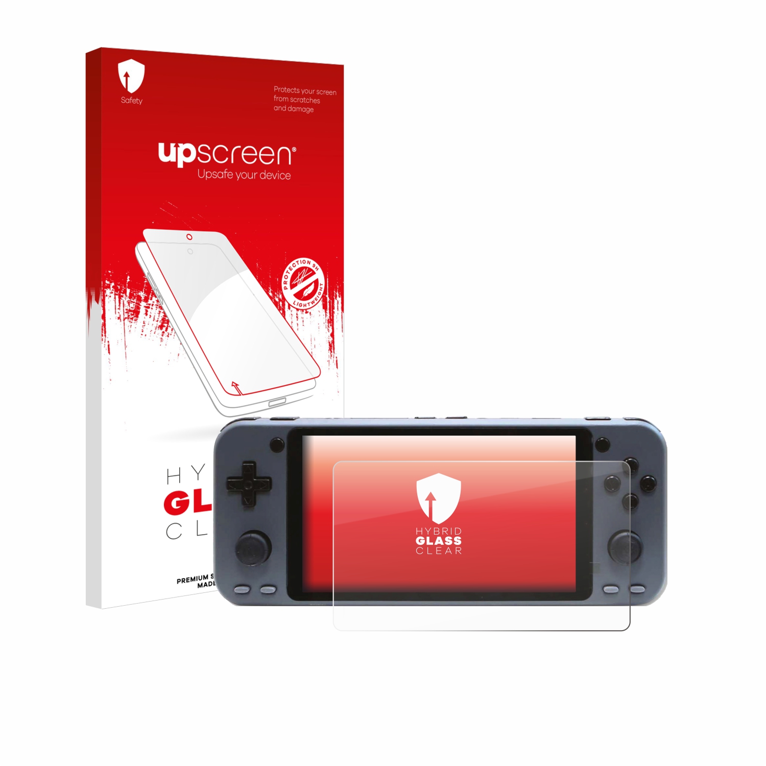 čirá skleněná fólie upscreen Hybrid Glas pro Hardkernel Odroid-Go Ultra