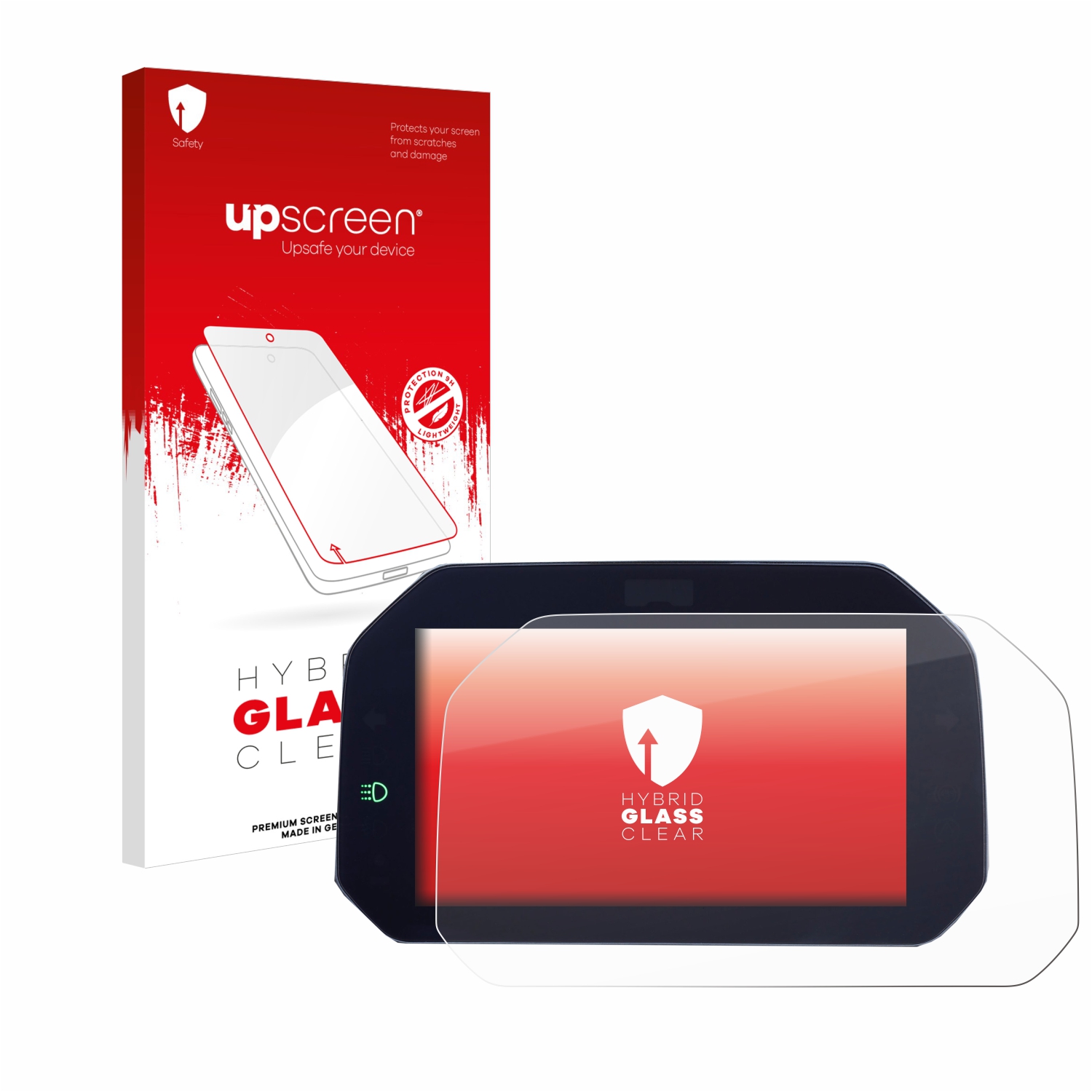 čirá skleněná fólie upscreen Hybrid Glas pro BMW R 1250 GS 2023 TFT 6.5