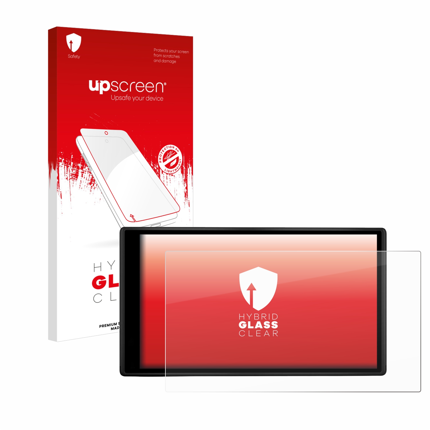 čirá skleněná fólie upscreen Hybrid Glas pro Garmin dezl LGV500
