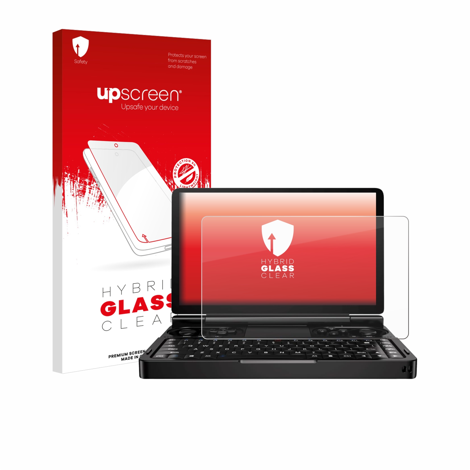 čirá skleněná fólie upscreen Hybrid Glas pro GPD Win Mini (2024)