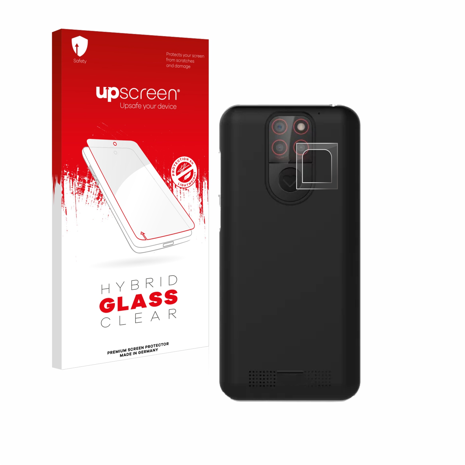 čirá skleněná fólie upscreen Hybrid Glas pro Emporia Smart 5 Mini (pouze kamera)