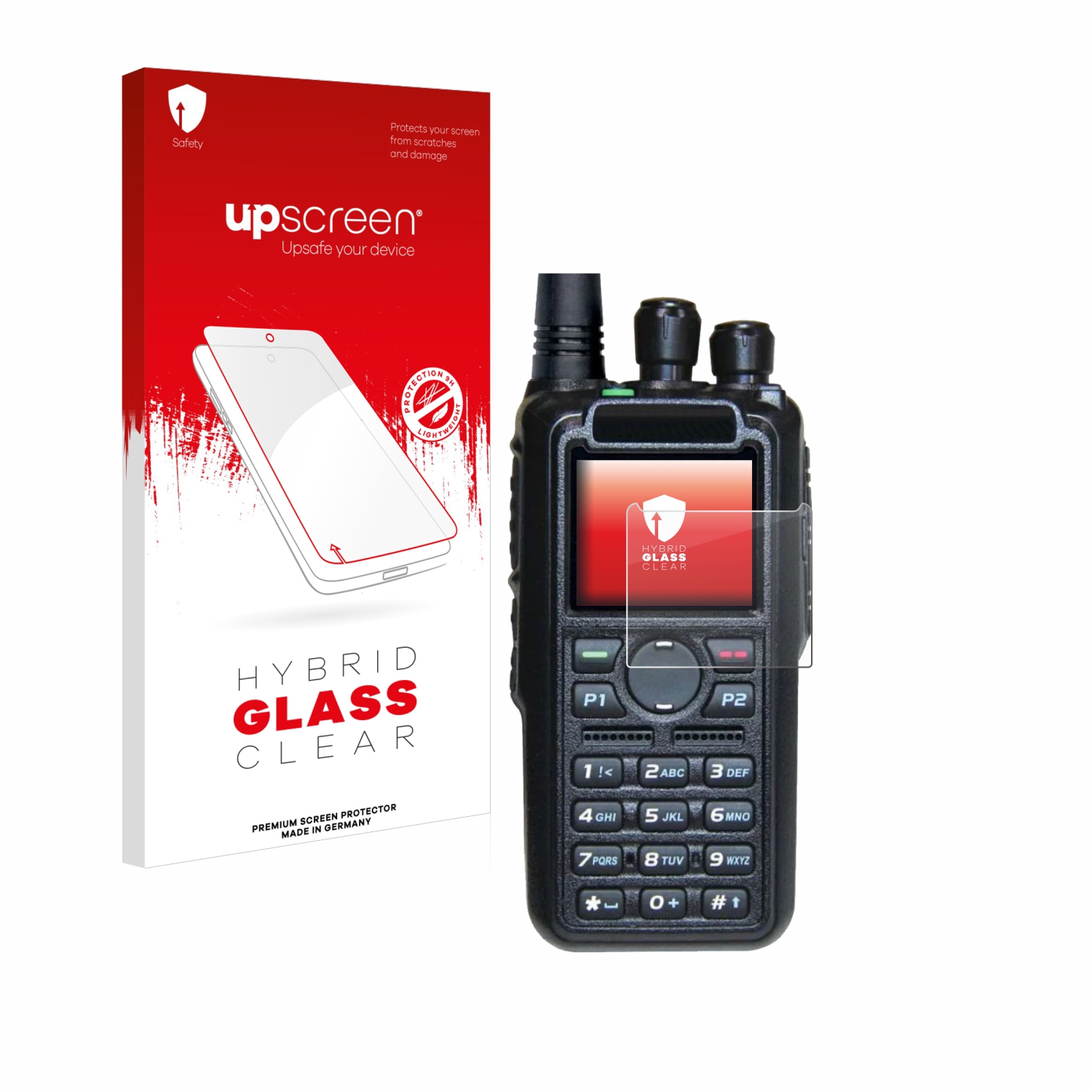 čirá skleněná fólie upscreen Hybrid Glas pro AnyTone AT-D878UV II Plus