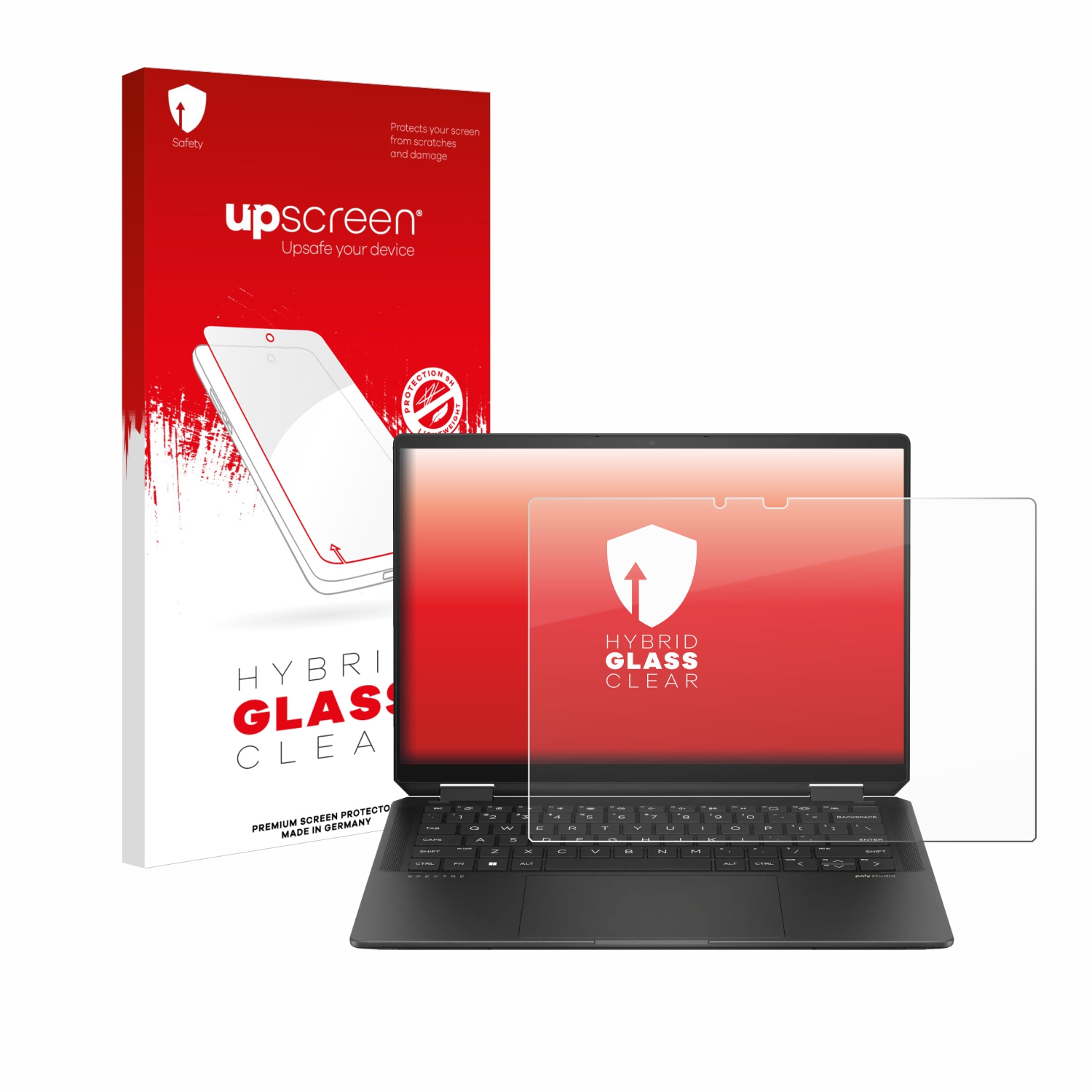 čirá skleněná fólie upscreen Hybrid Glas pro HP Spectre x360 (14-e) 2024