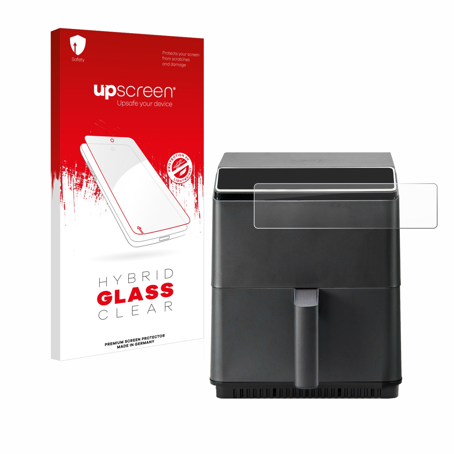 čirá skleněná fólie upscreen Hybrid Glas pro Cosori CAF-P583S