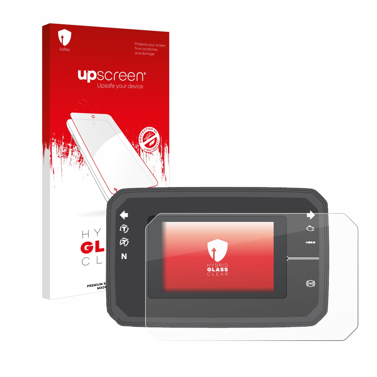 čirá skleněná fólie upscreen Hybrid Glas pro Honda CB650R TFT displej