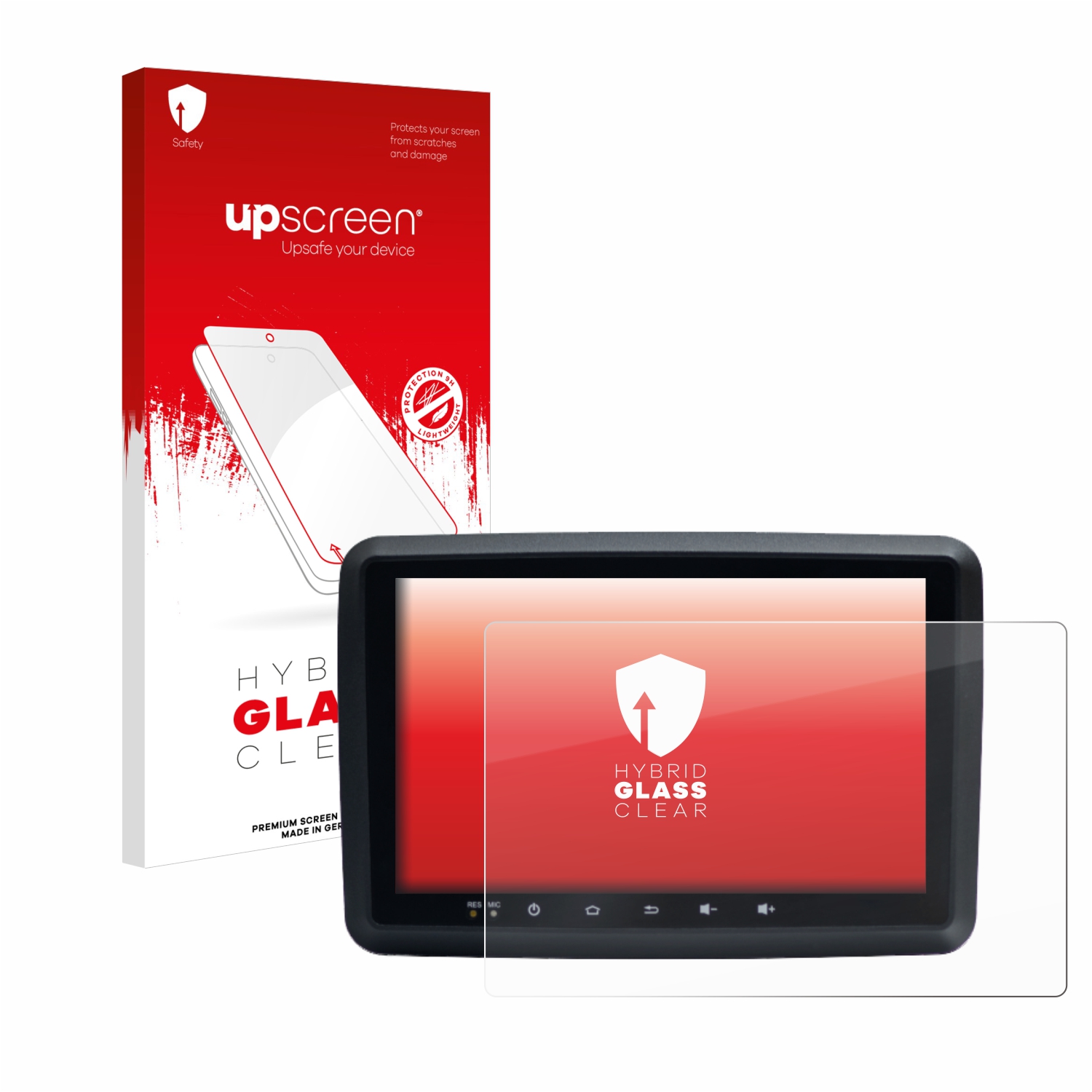 čirá skleněná fólie upscreen Hybrid Glas pro Idmedia 8