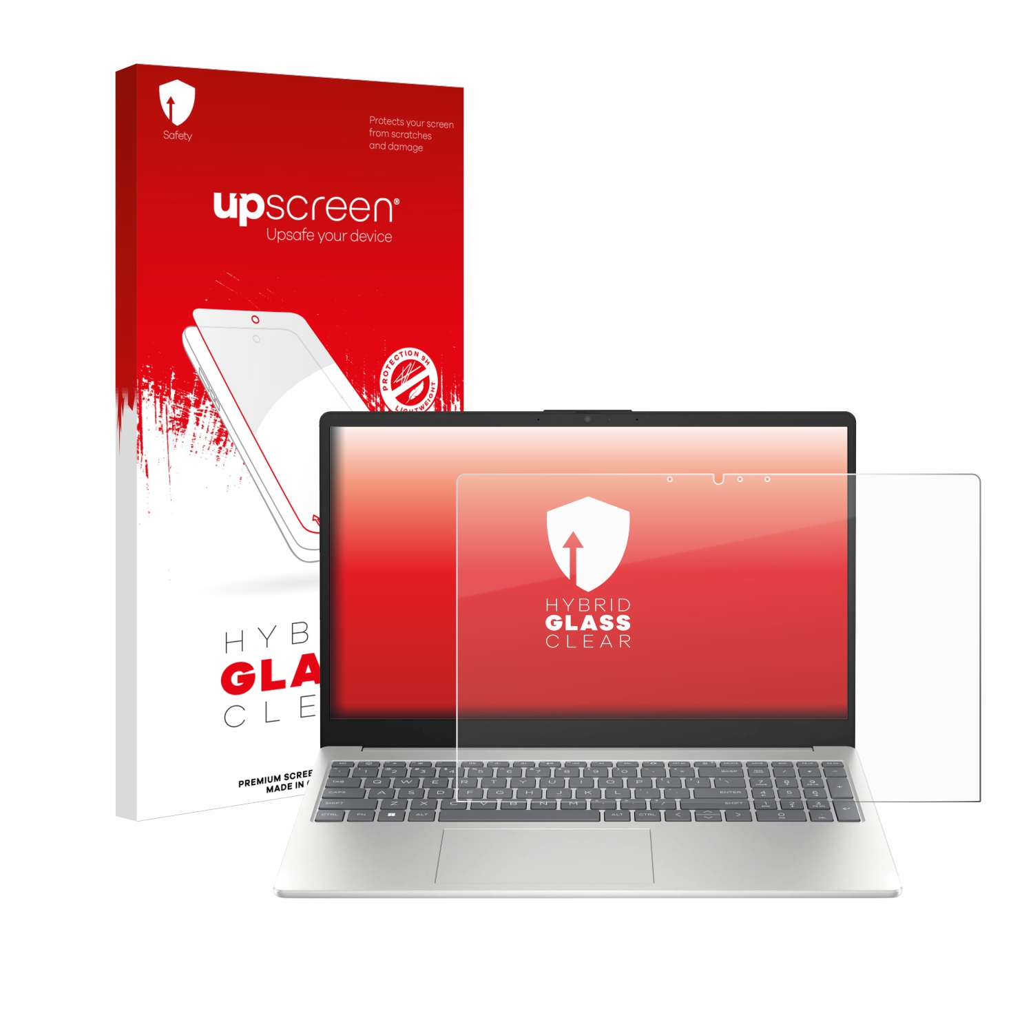 čirá skleněná fólie upscreen Hybrid Glas pro HP 15-fd 2024