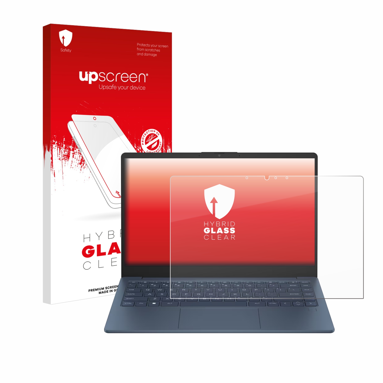 čirá skleněná fólie upscreen Hybrid Glas pro HP Laptop 14-ee