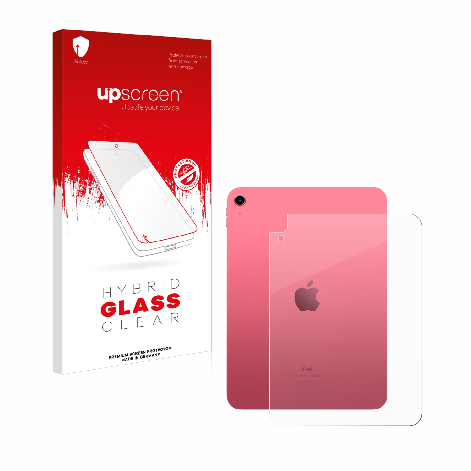 čirá skleněná fólie upscreen Hybrid Glas pro Apple iPad 10.9 WiFi Cellular 2022 (zadní strana, 10. Gen.)