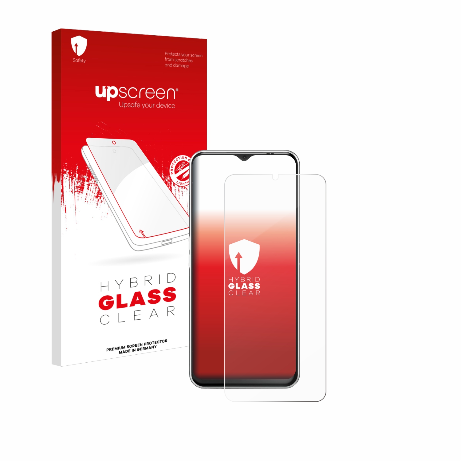čirá skleněná fólie upscreen Hybrid Glas pro Emporia ME.6