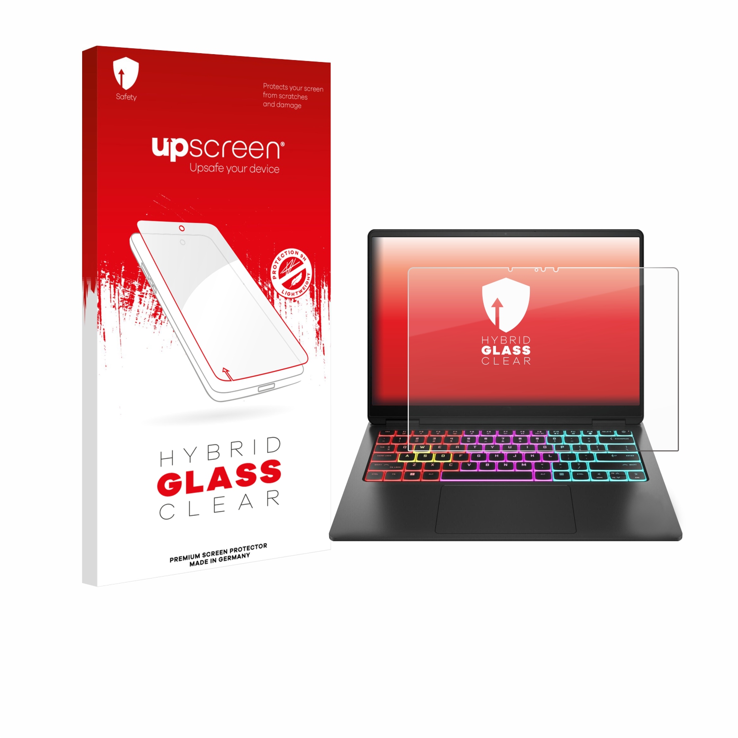 čirá skleněná fólie upscreen Hybrid Glas pro HP Omen Transcend 14