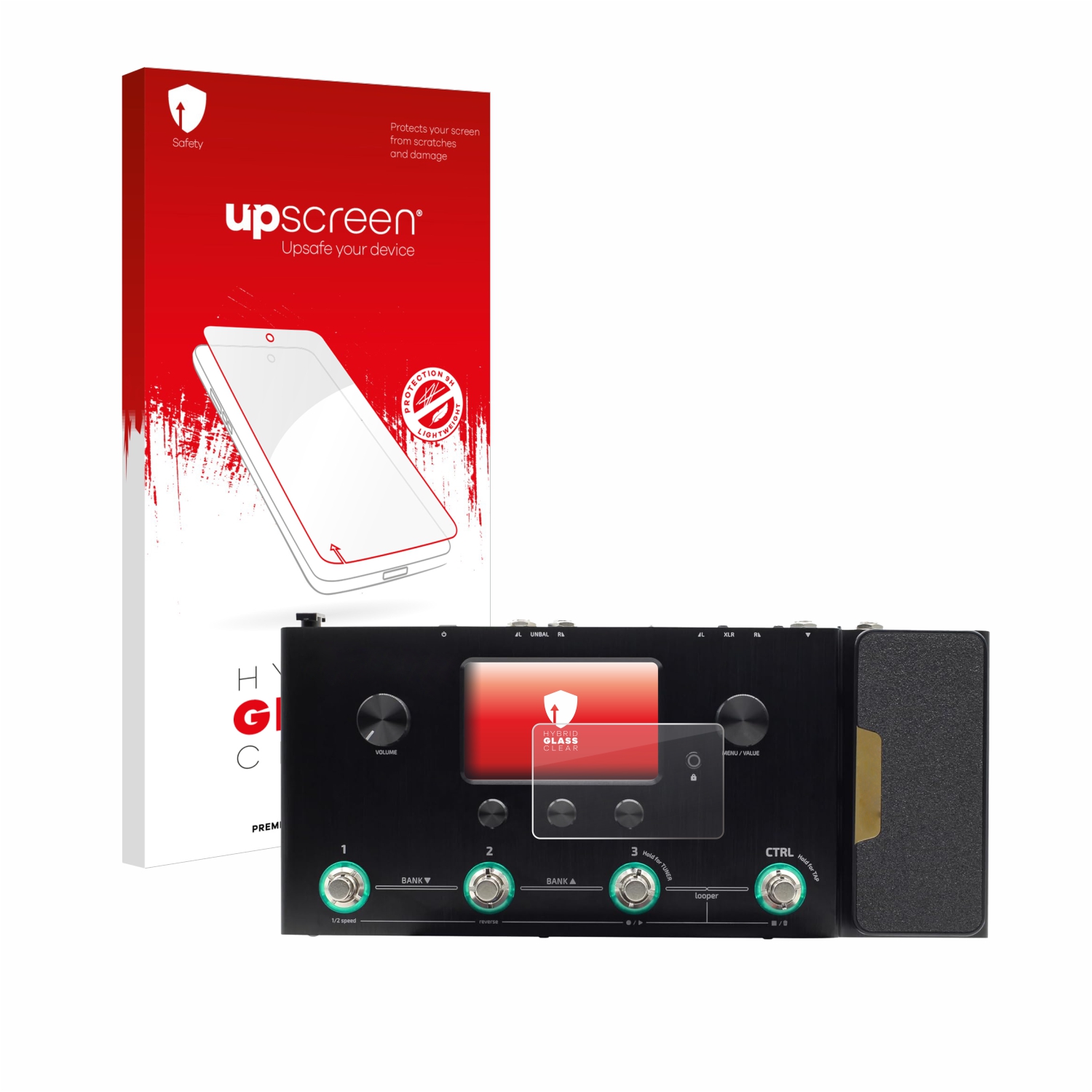 čirá skleněná fólie upscreen Hybrid Glas pro Hotone Ampero