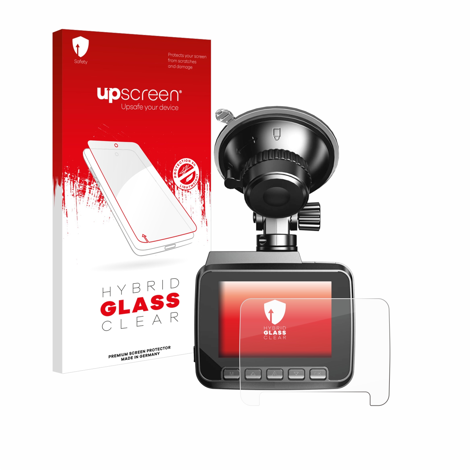 čirá skleněná fólie upscreen Hybrid Glas pro Azdome IT-G63D
