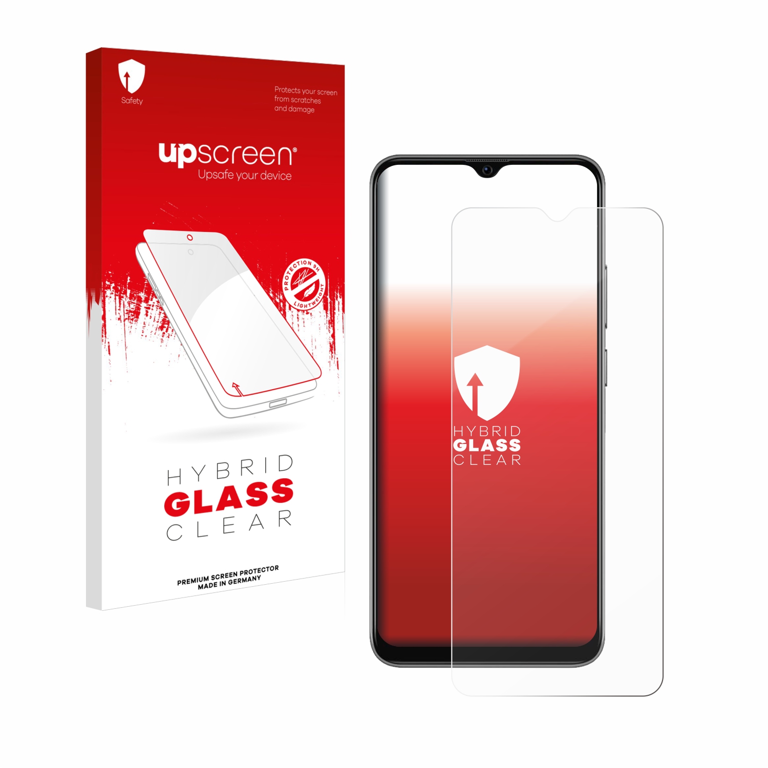 čirá skleněná fólie upscreen Hybrid Glas pro Blackview A70 Pro