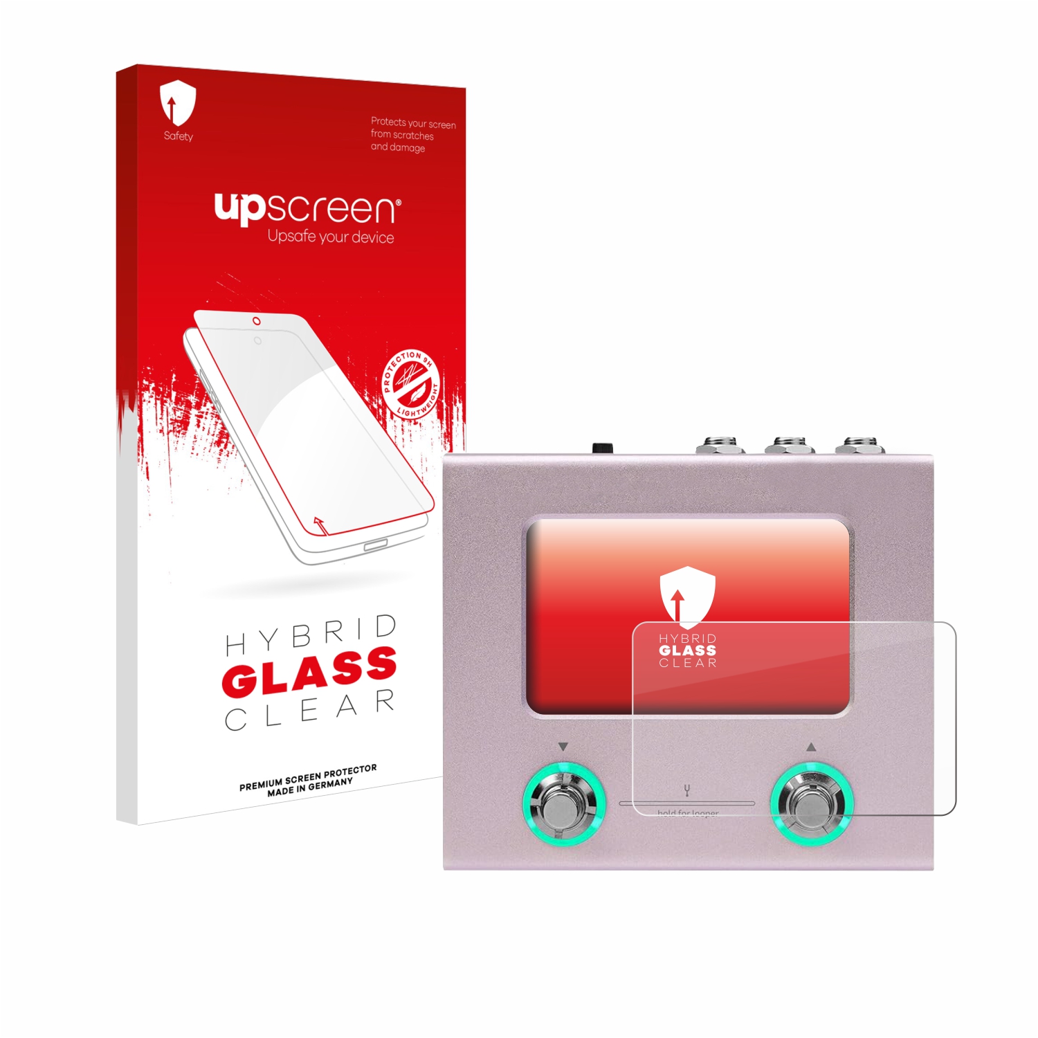 čirá skleněná fólie upscreen Hybrid Glas pro Hotone Ampero Mini