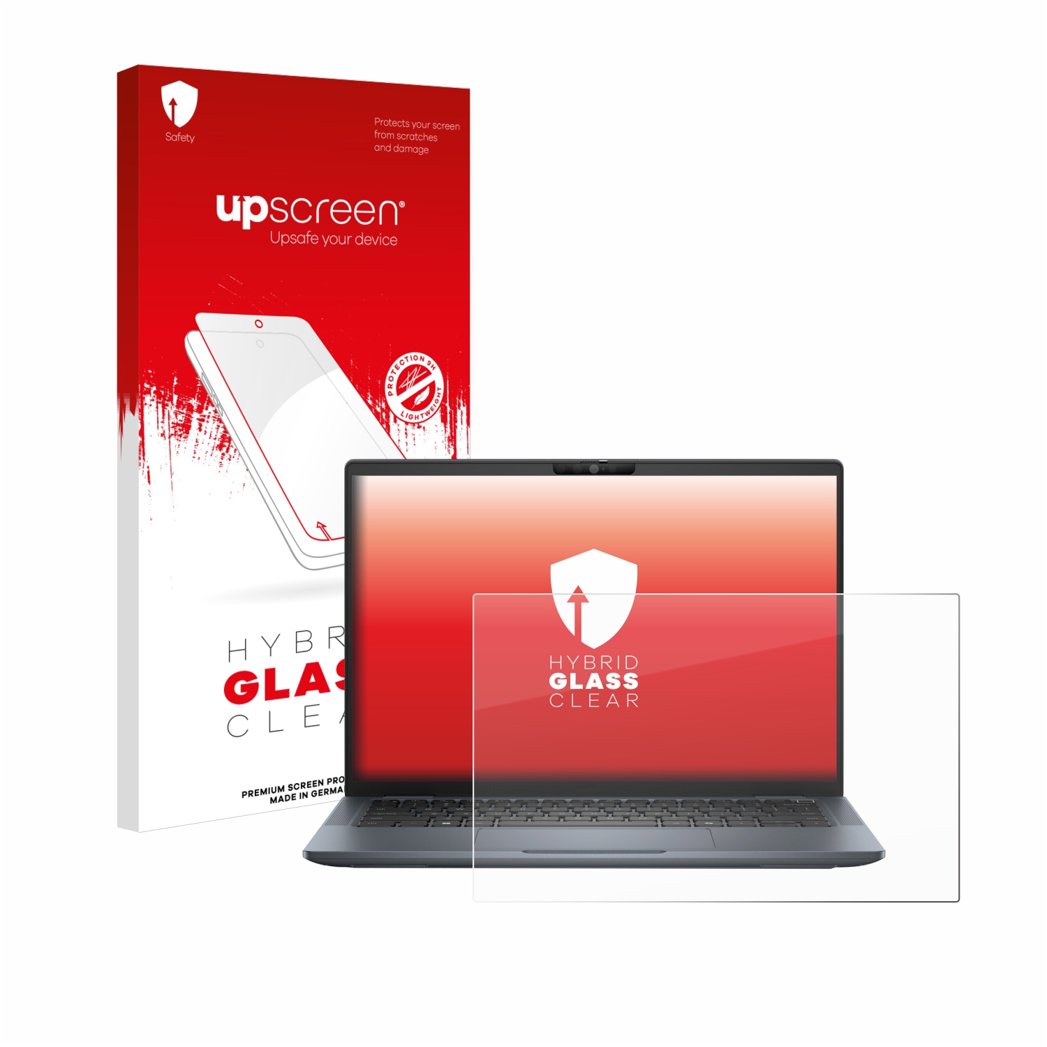 čirá skleněná fólie upscreen Hybrid Glas pro Dell Latitude 7350 Laptop