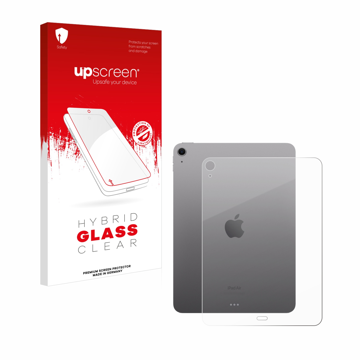 čirá skleněná fólie upscreen Hybrid Glas pro Apple iPad Air 11 WiFi Cellular 2024 (zadní strana)