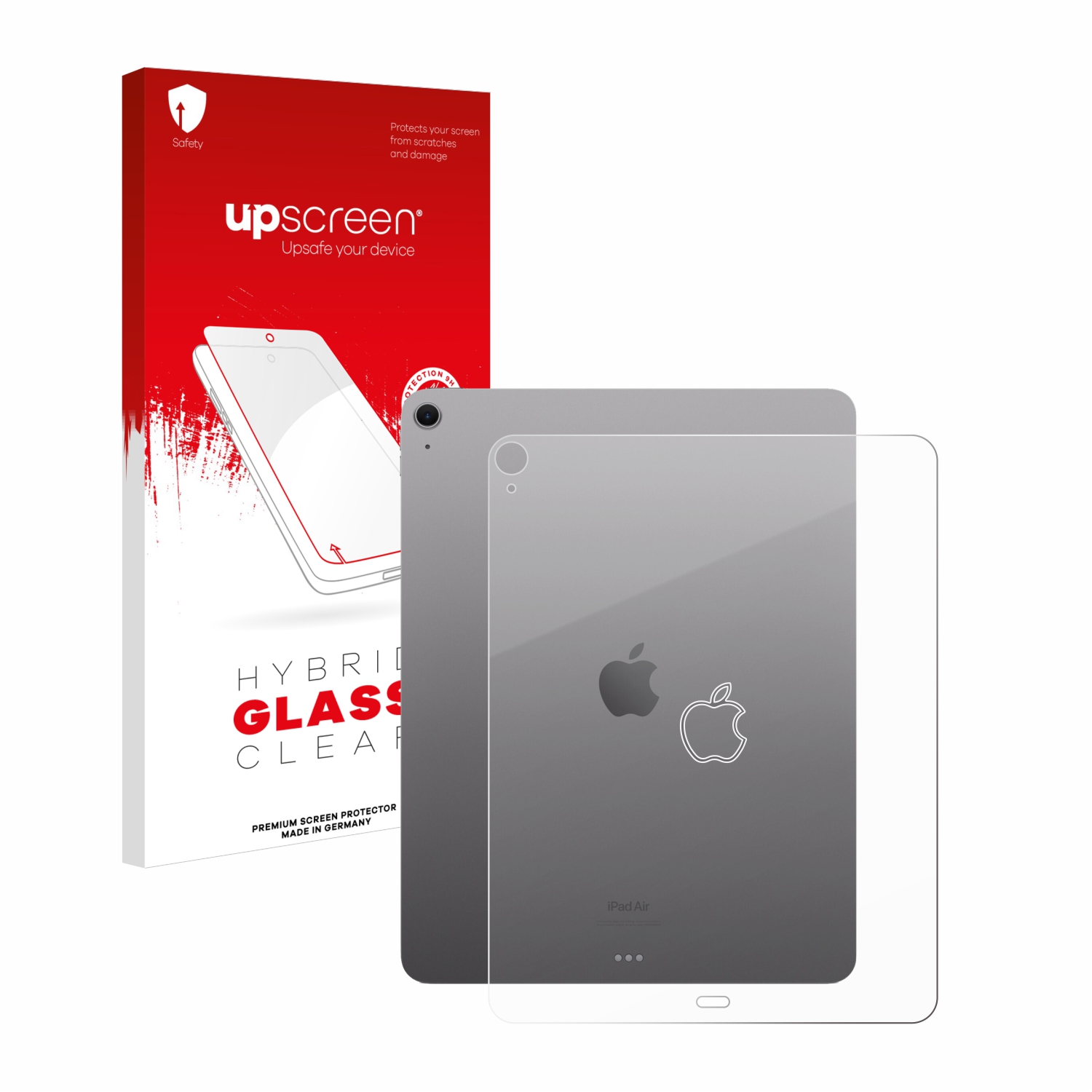čirá skleněná fólie upscreen Hybrid Glas pro Apple iPad Air 13 WiFi 2024 (zadní strana)