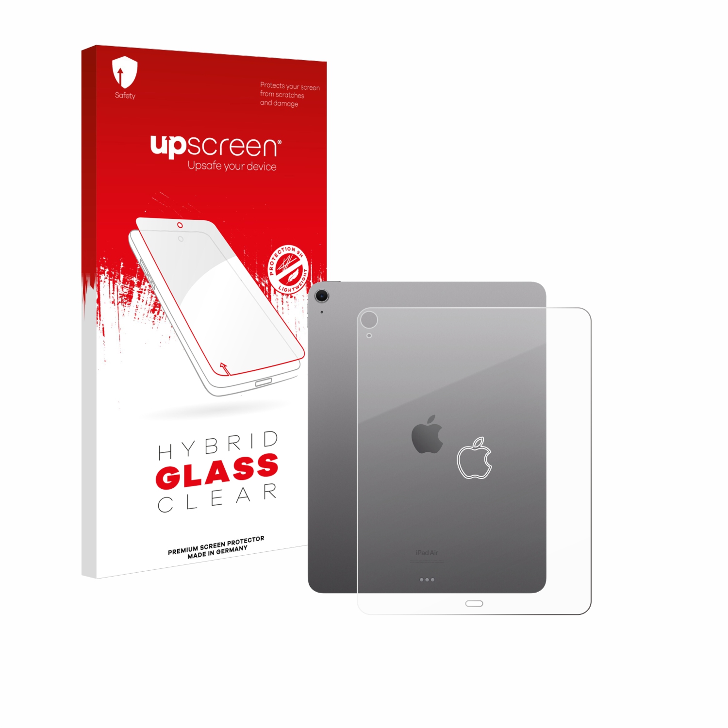 čirá skleněná fólie upscreen Hybrid Glas pro Apple iPad Air 13 WiFi Cellular 2024 (zadní strana)
