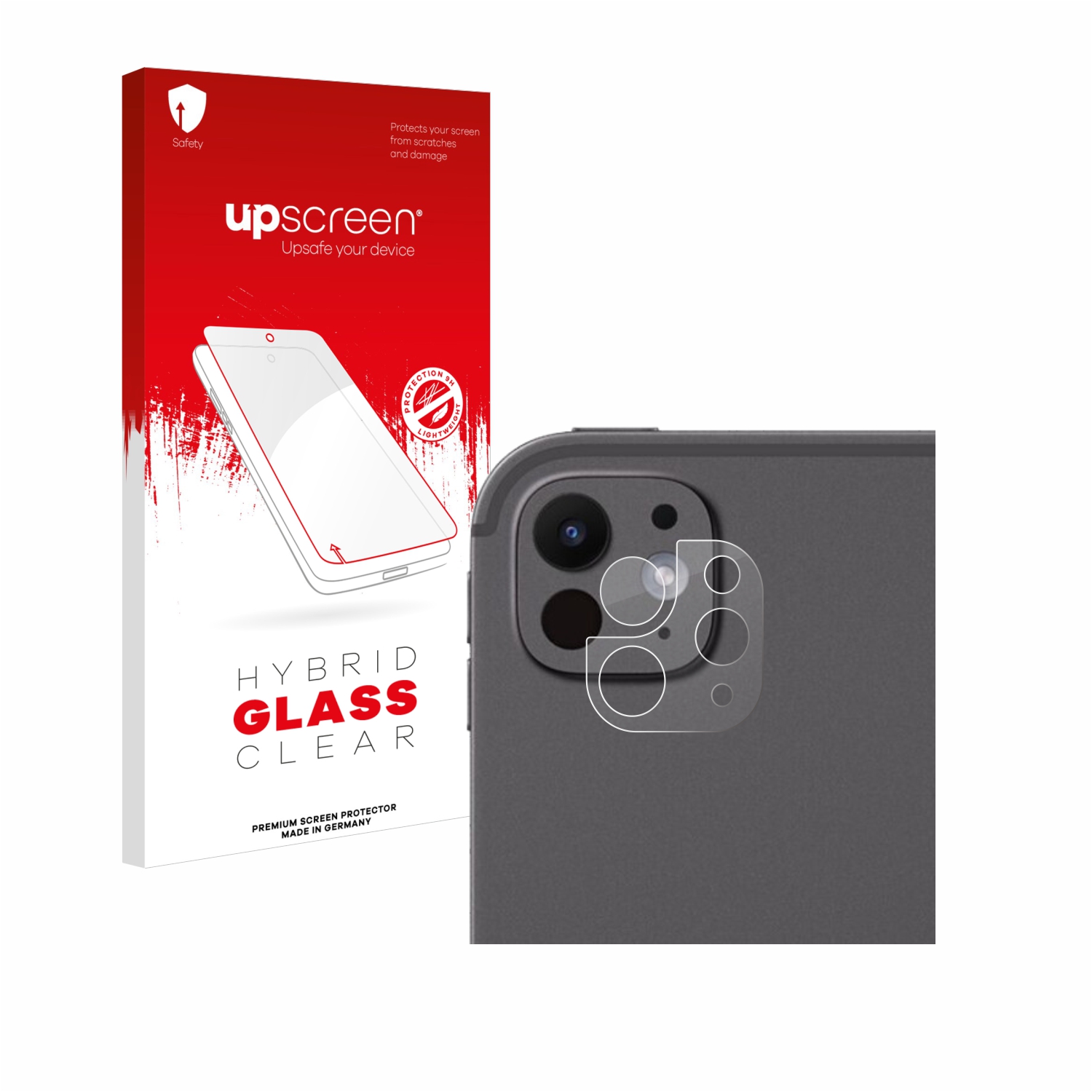 čirá skleněná fólie upscreen Hybrid Glas pro Apple iPad Pro 11 WiFi 2024 (pouze kamera)