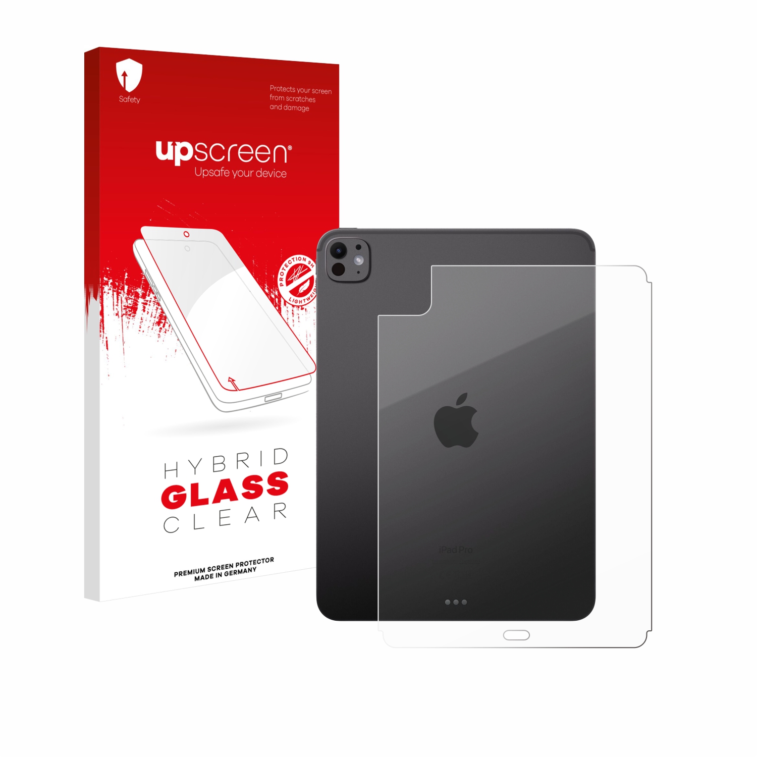 čirá skleněná fólie upscreen Hybrid Glas pro Apple iPad Pro 11 WiFi Cellular 2024 (zadní strana)